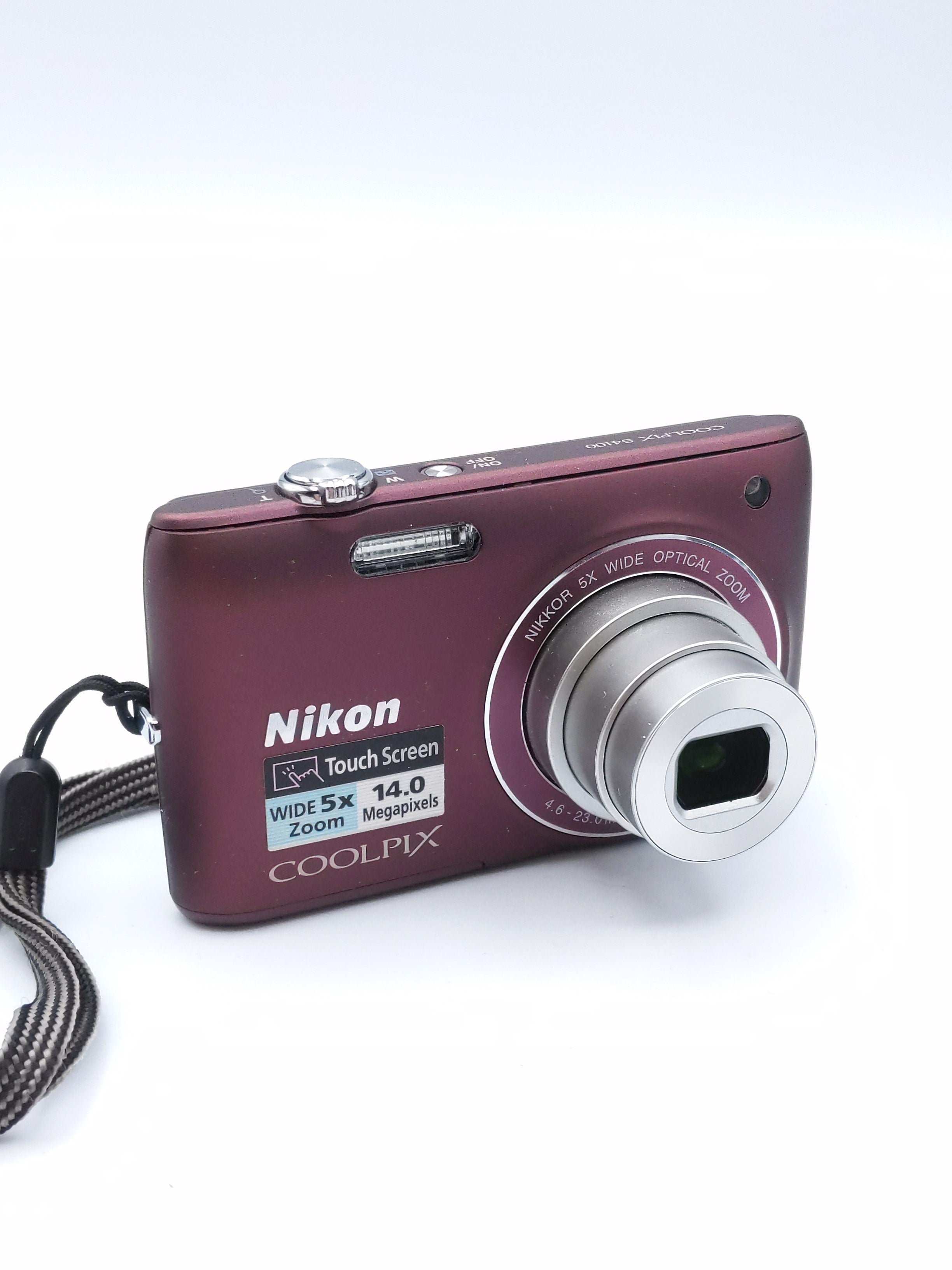 USED Nikon Coolpix S4100 w/ case (Plum)