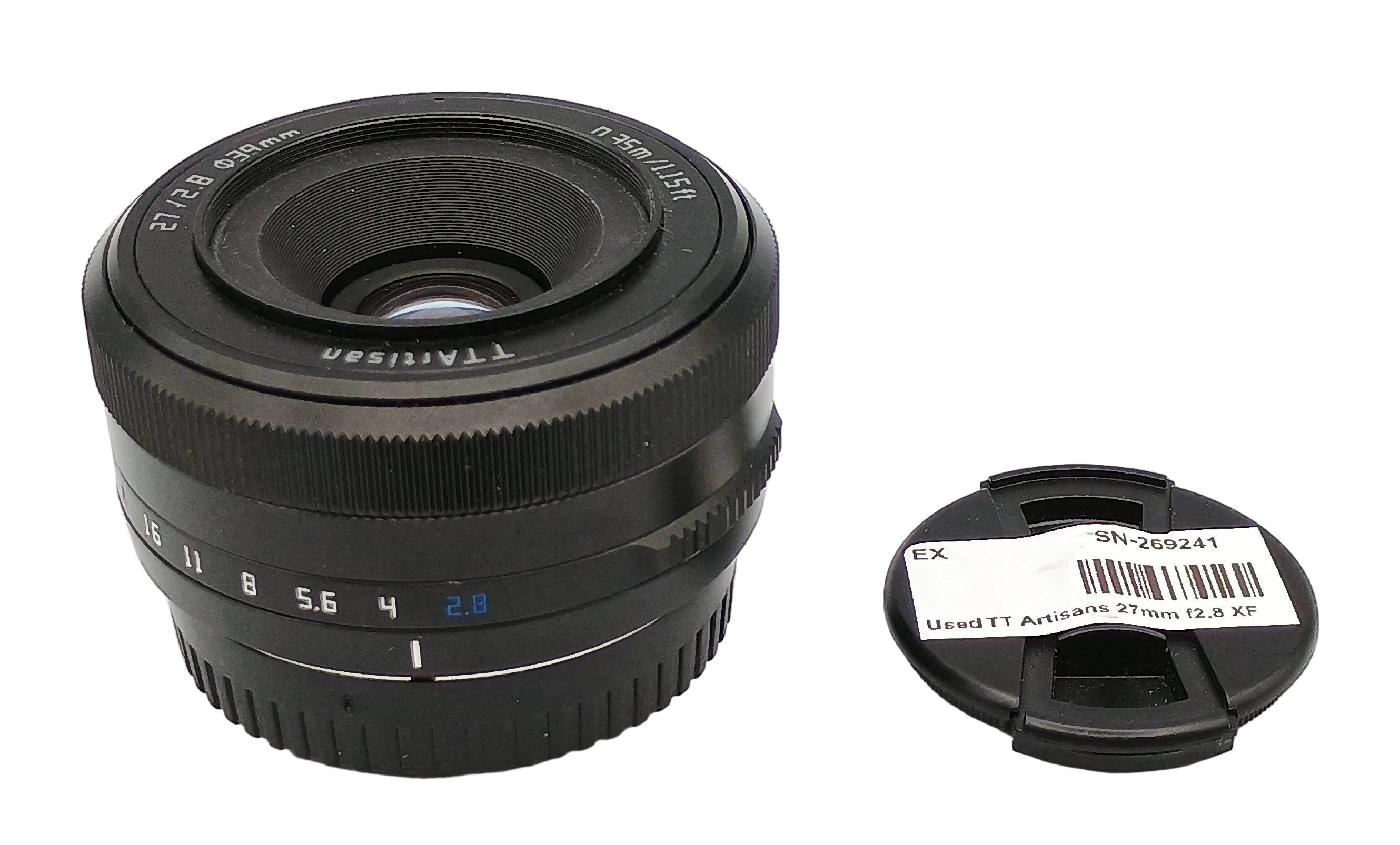 Used TT Artisans 27mm f2.8 XF