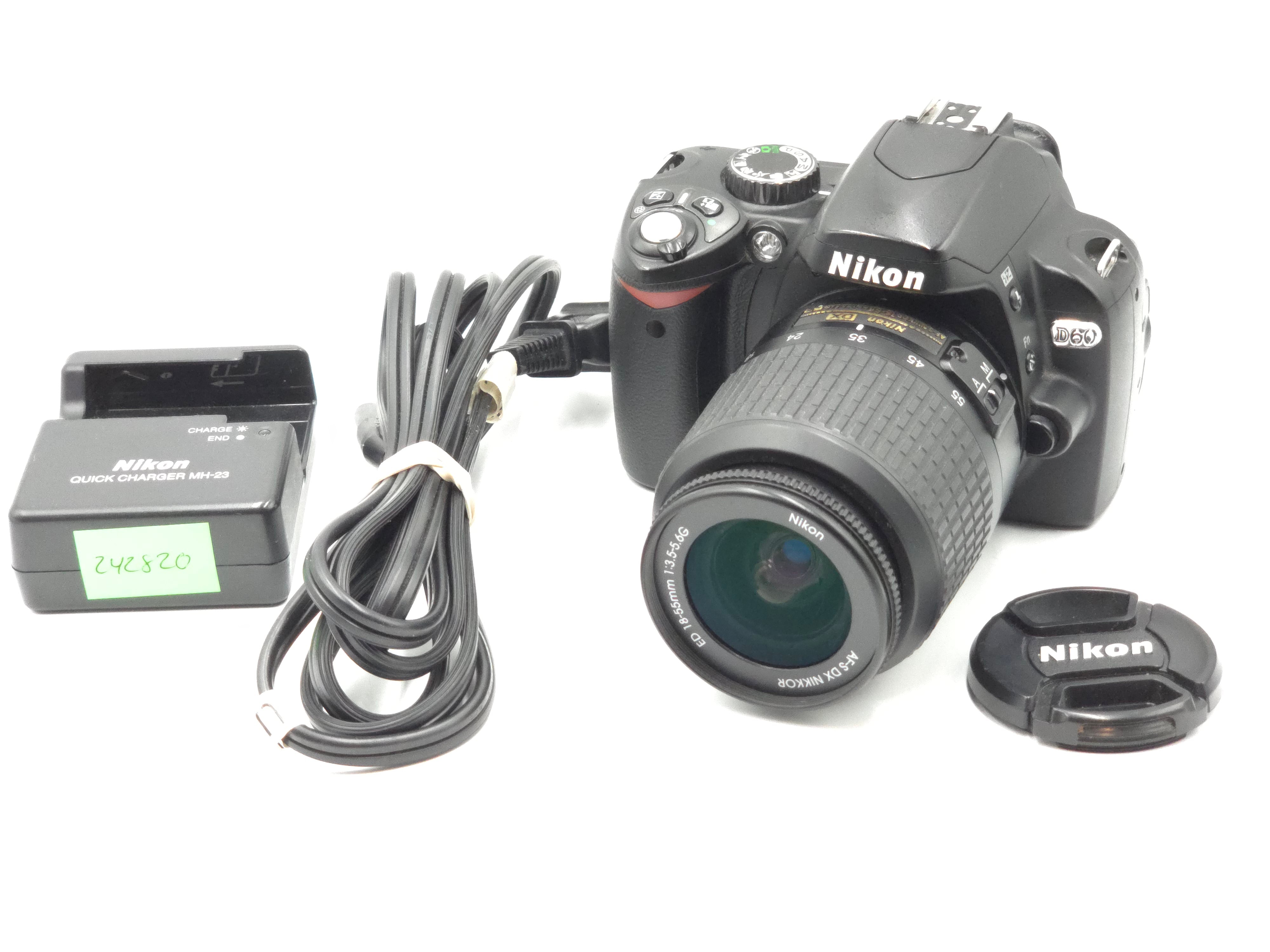 USED Nikon D60 Digital SLR w/ 18-55mm