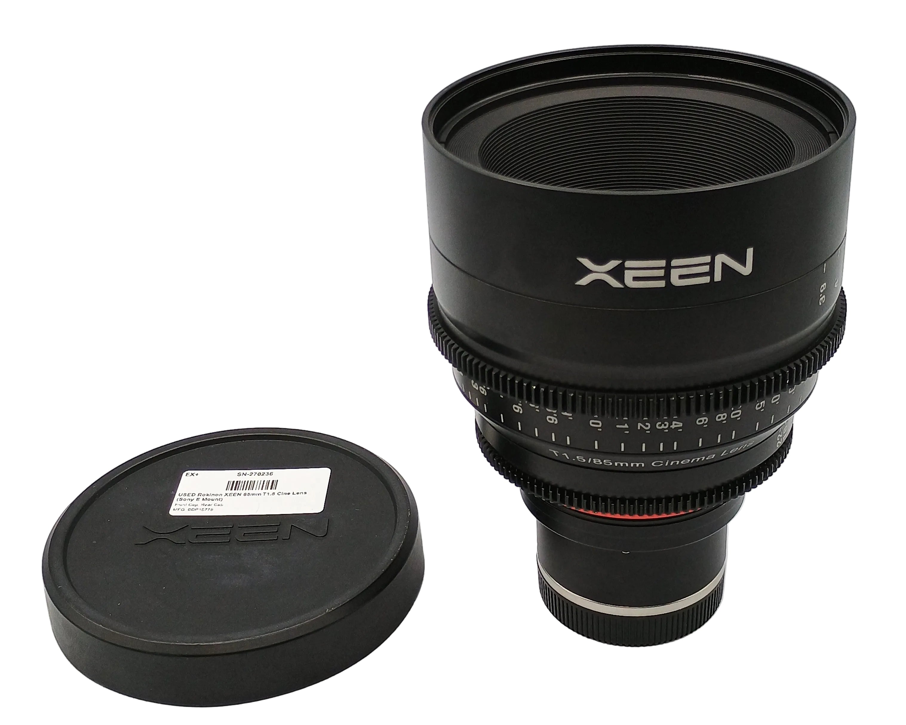 USED Rokinon XEEN 85mm T1.5 Cine Lens (Sony E Mount)