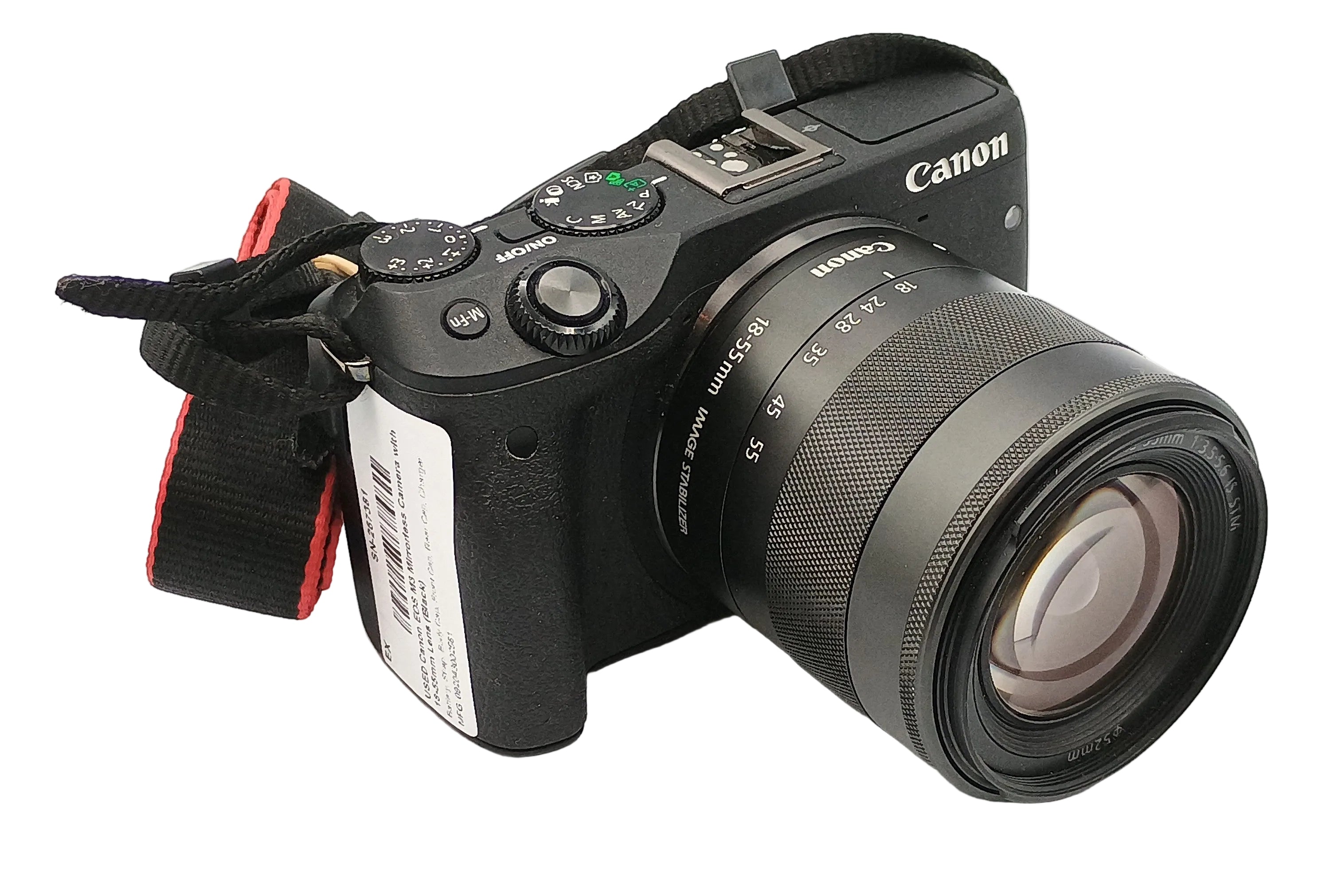 USED Canon EOS M3 Mirrorless Camera with 18-55mm Lens (Black)