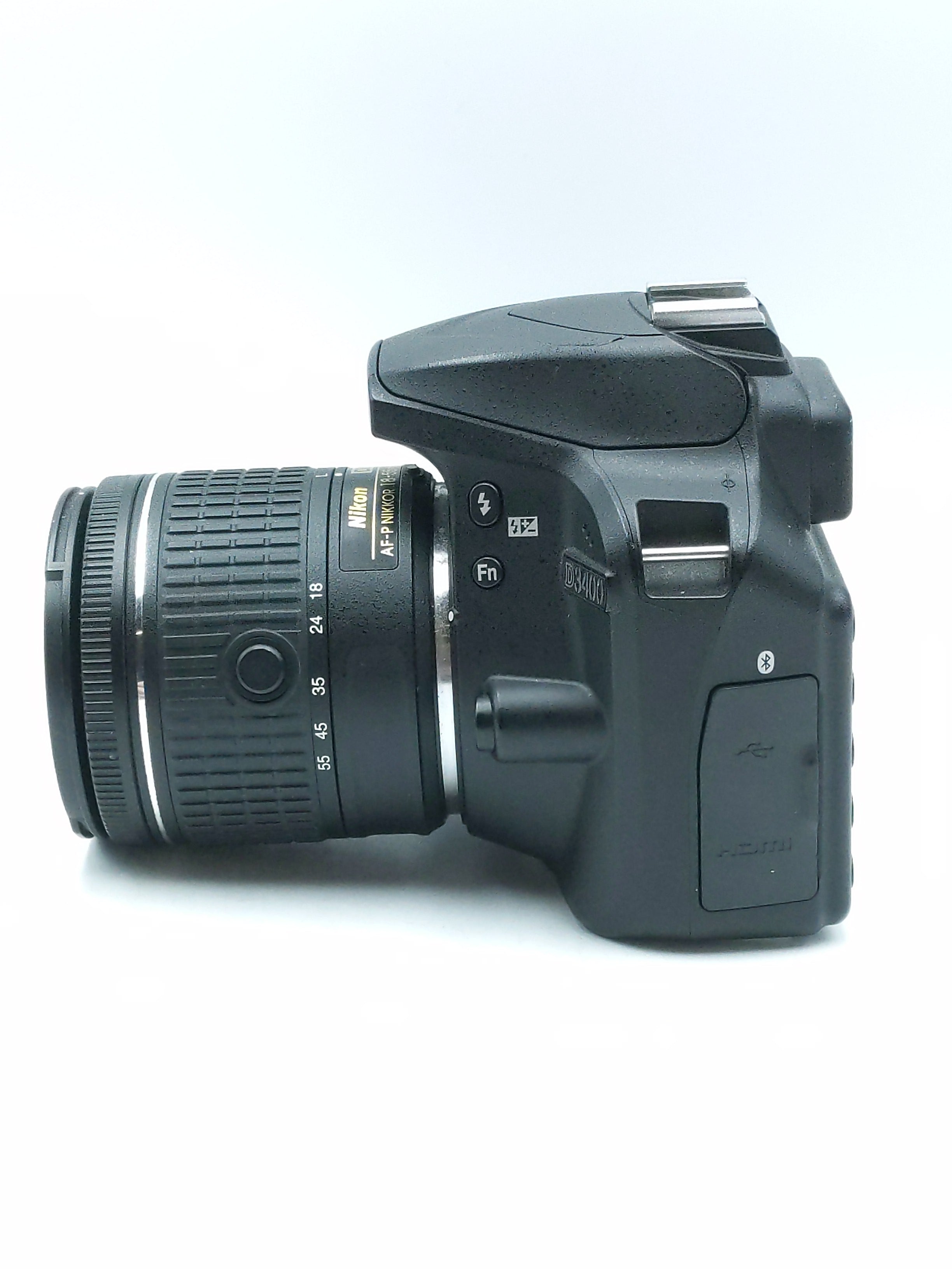 USED Nikon D3400 Digital SLR Kit (Black) with AF-P 18-55mm f3.5-5.6 G VR DX Lens