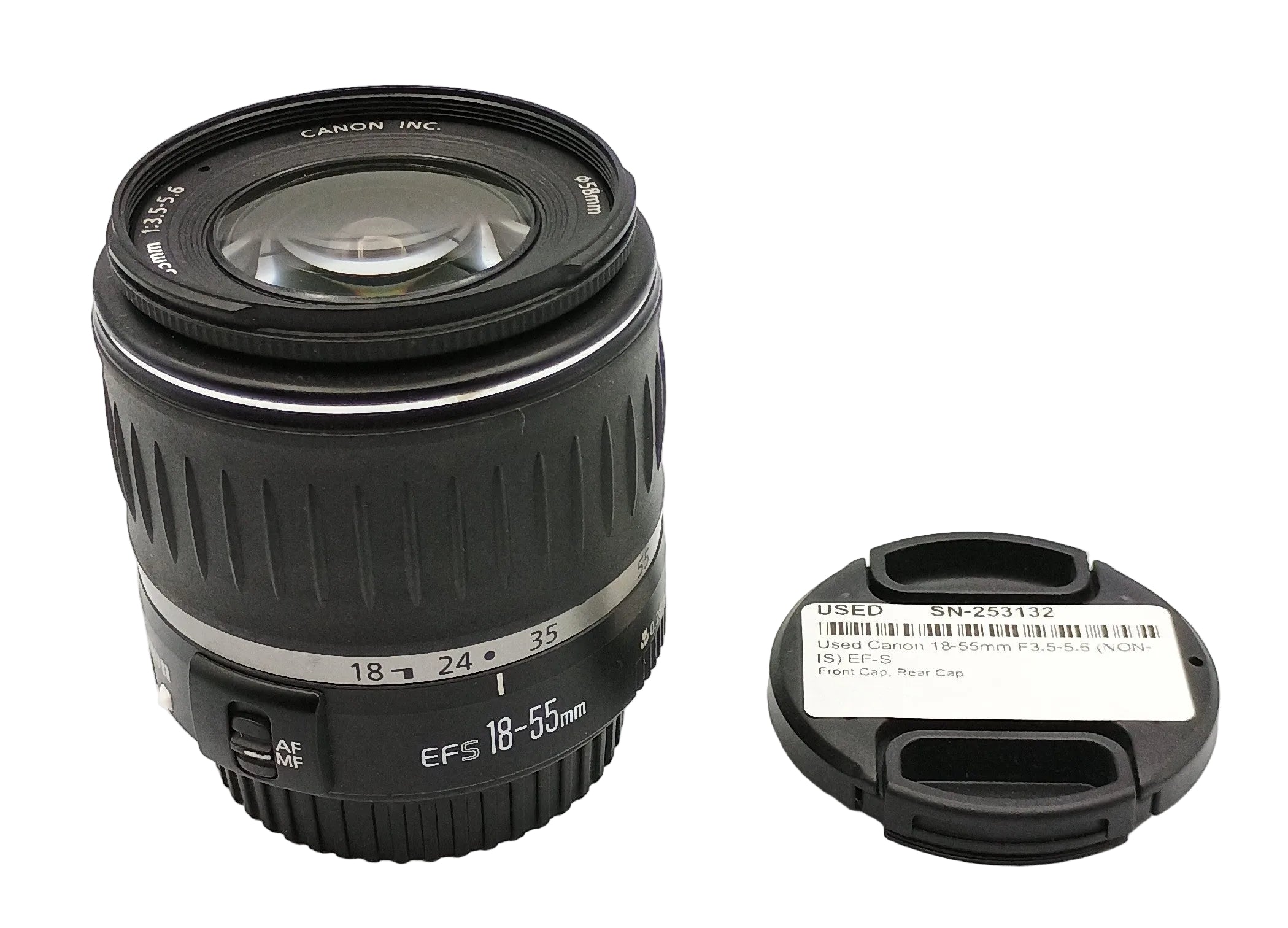 Used Canon 18-55mm F3.5-5.6 (NON-IS) EF-S