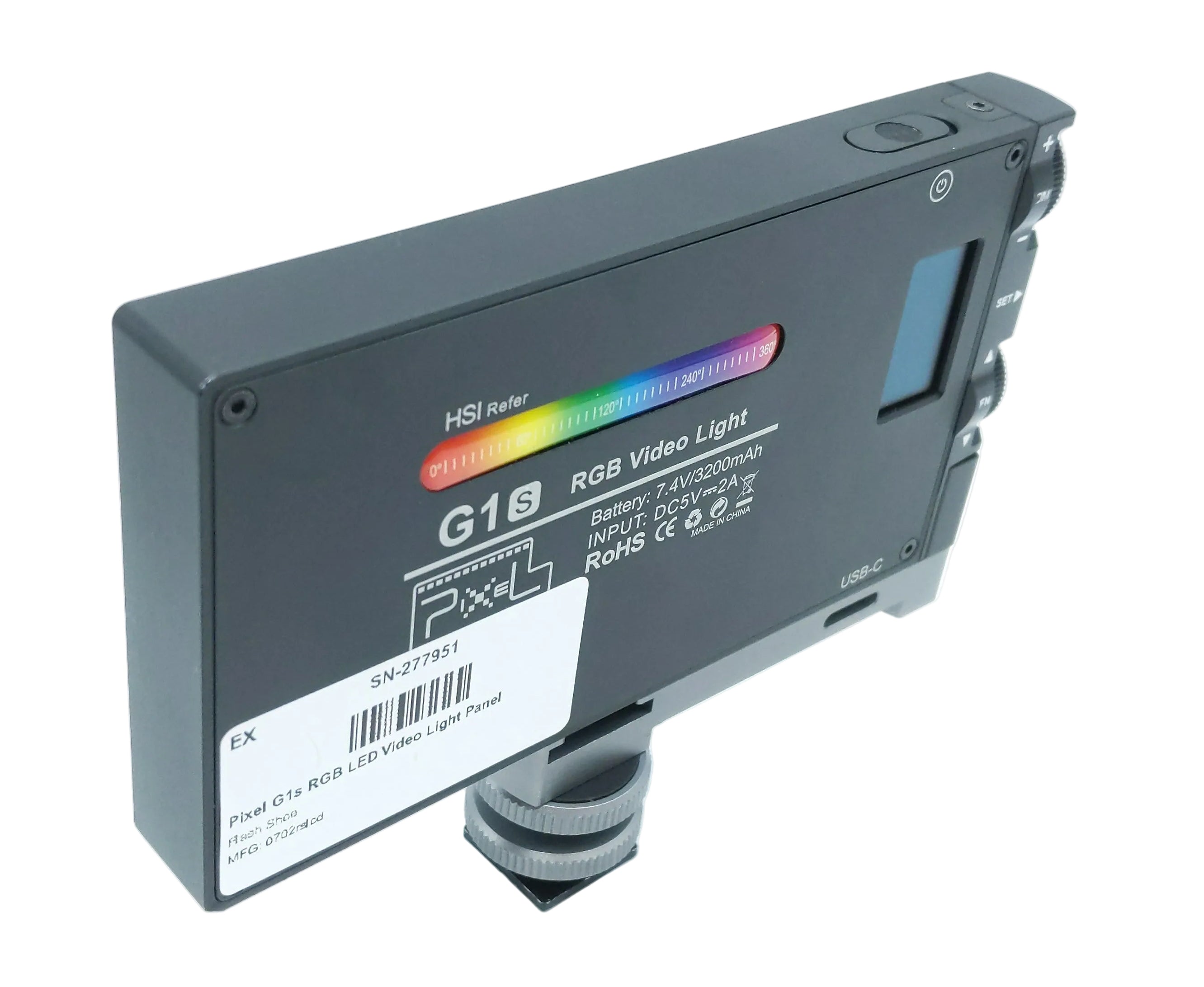 Pixel G1s RGB LED Video Light Panel