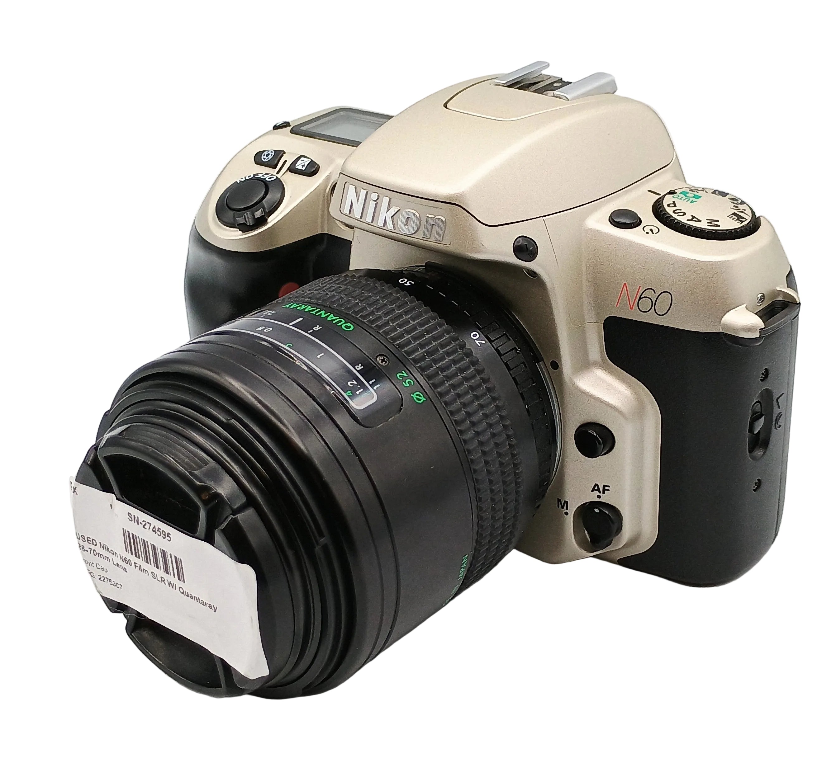 USED Nikon N60 Film SLR W/ Quantaray 28-70mm Lens
