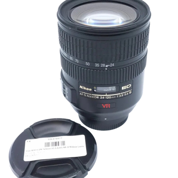 Use Nikon 24-120mm f3.5-5.6G AF-S Nikkor Lens