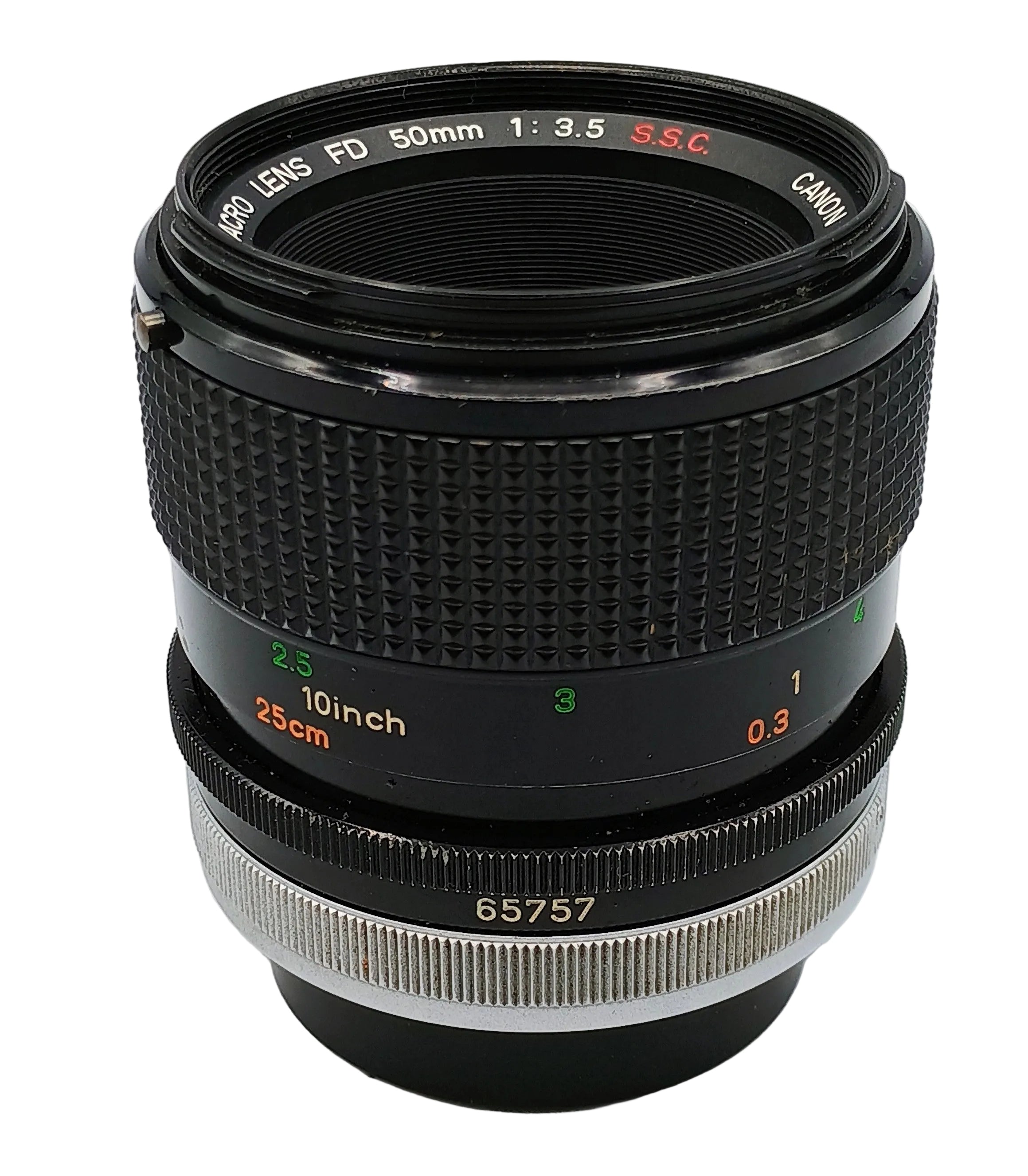 Used Canon 50mm F3.5 SSC FD lens