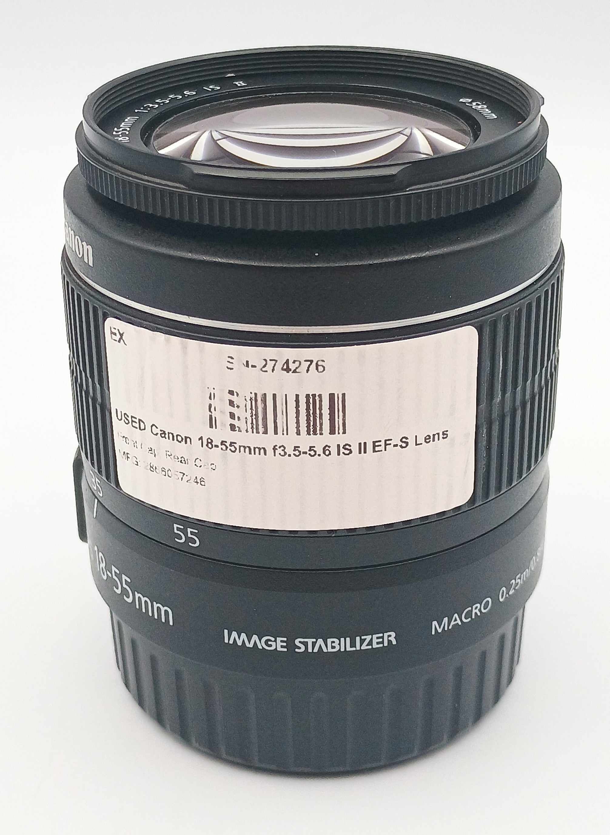 USED Canon 18-55mm f3.5-5.6 IS II EF-S Lens