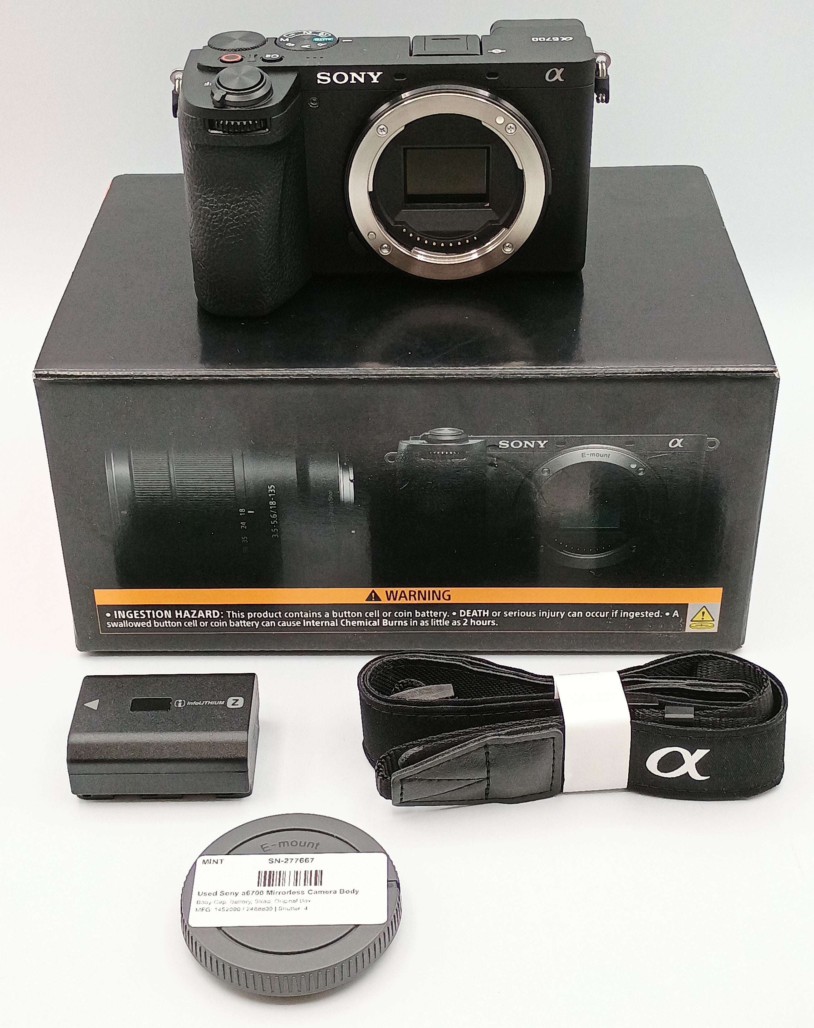 Used Sony a6700 Mirrorless Camera Body