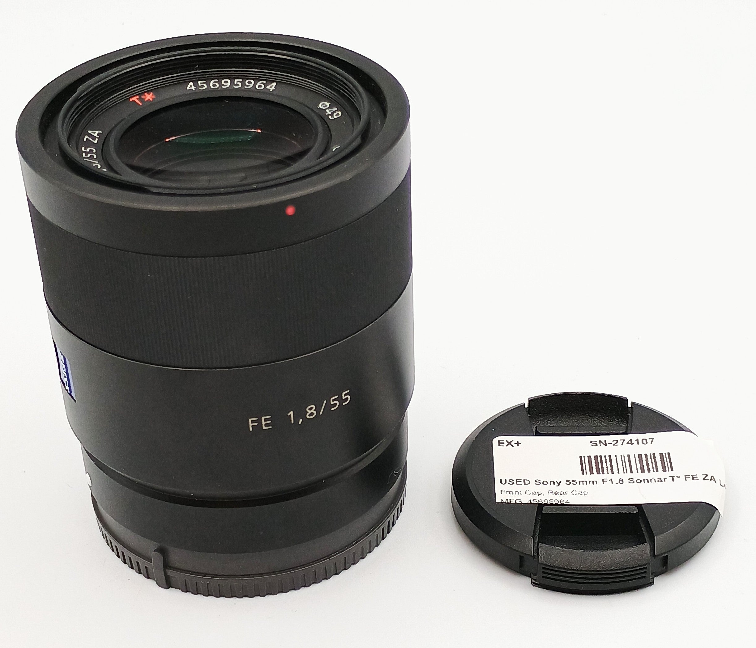 USED Sony 55mm F1.8 Sonnar T* FE ZA Lens