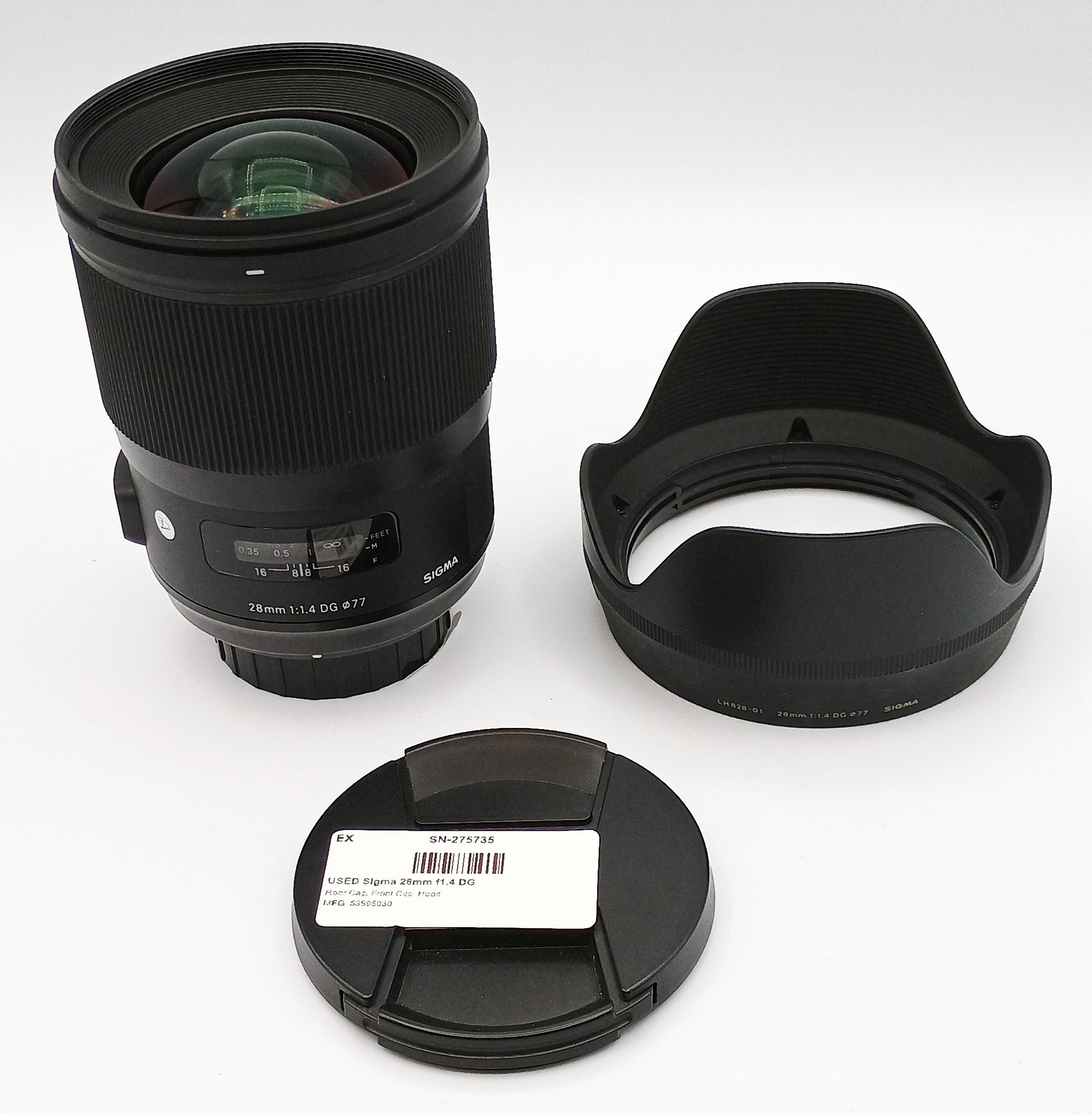 USED Sigma 28mm f1.4 DG