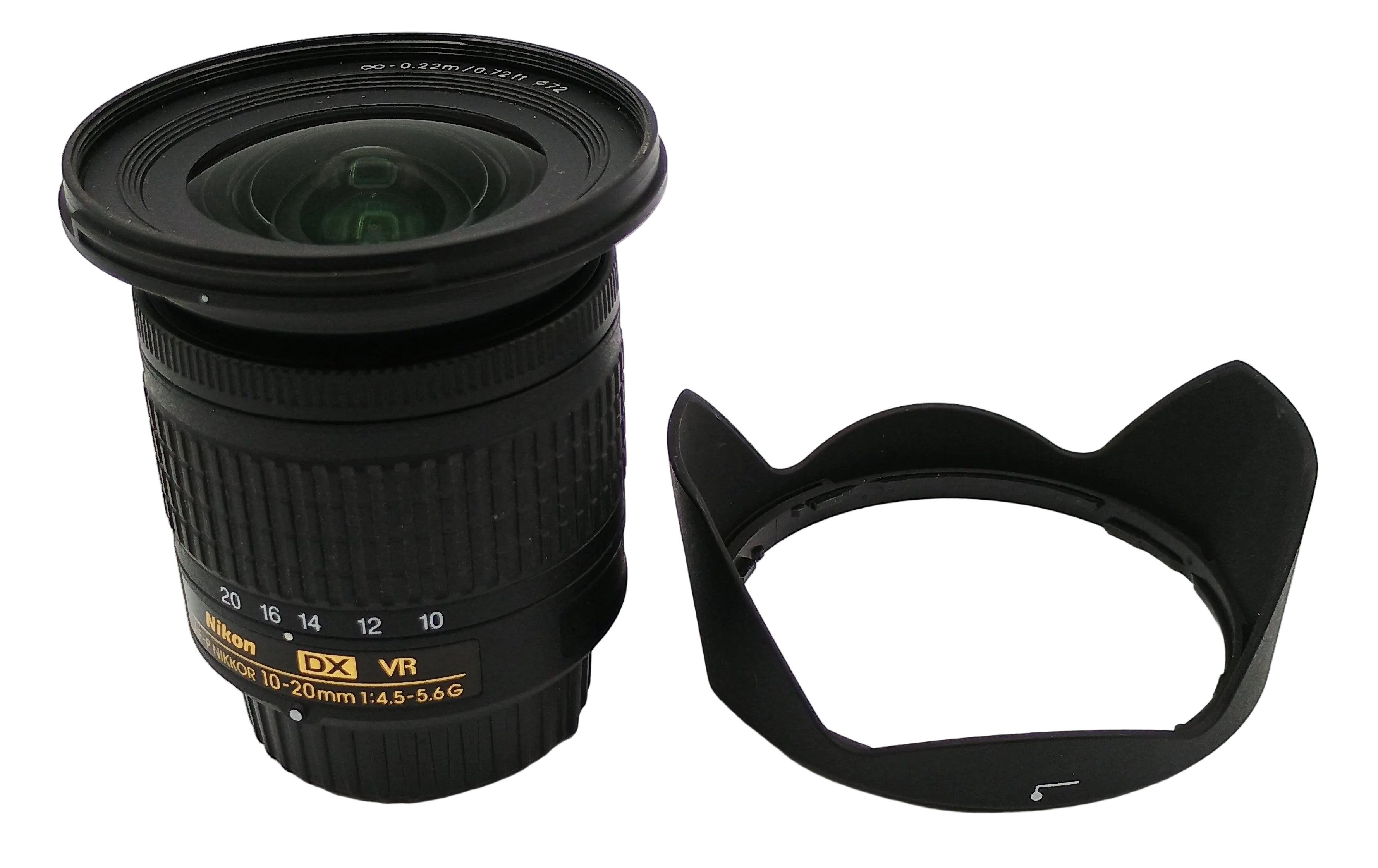 USED Nikon 10-20mm F4.5-5.6G VR AF-P DX Nikkor Lens