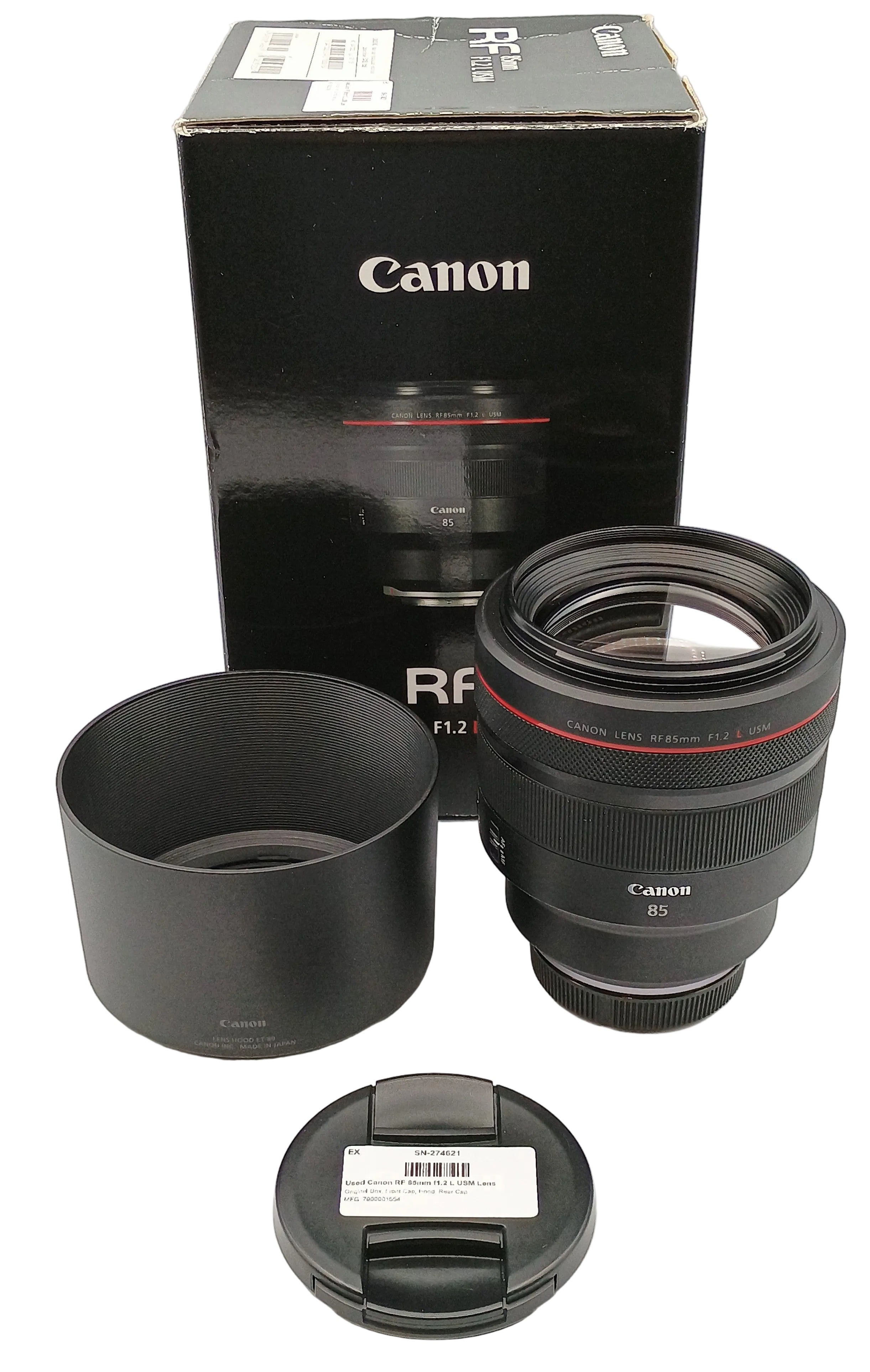 Used Canon RF 85mm f1.2 L USM Lens