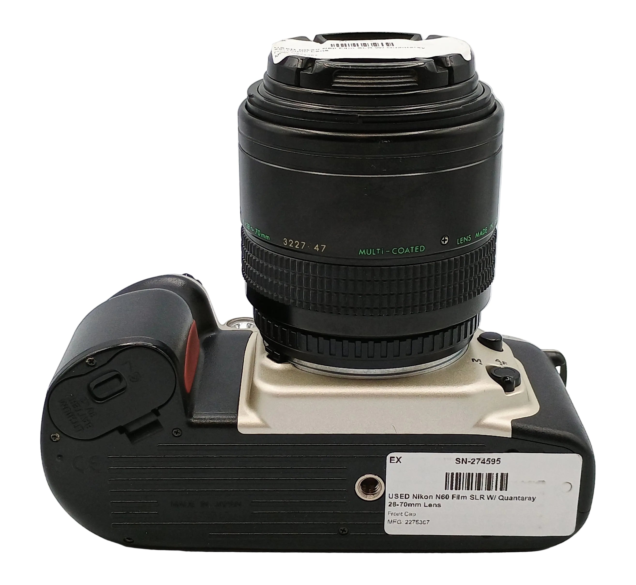 USED Nikon N60 Film SLR W/ Quantaray 28-70mm Lens