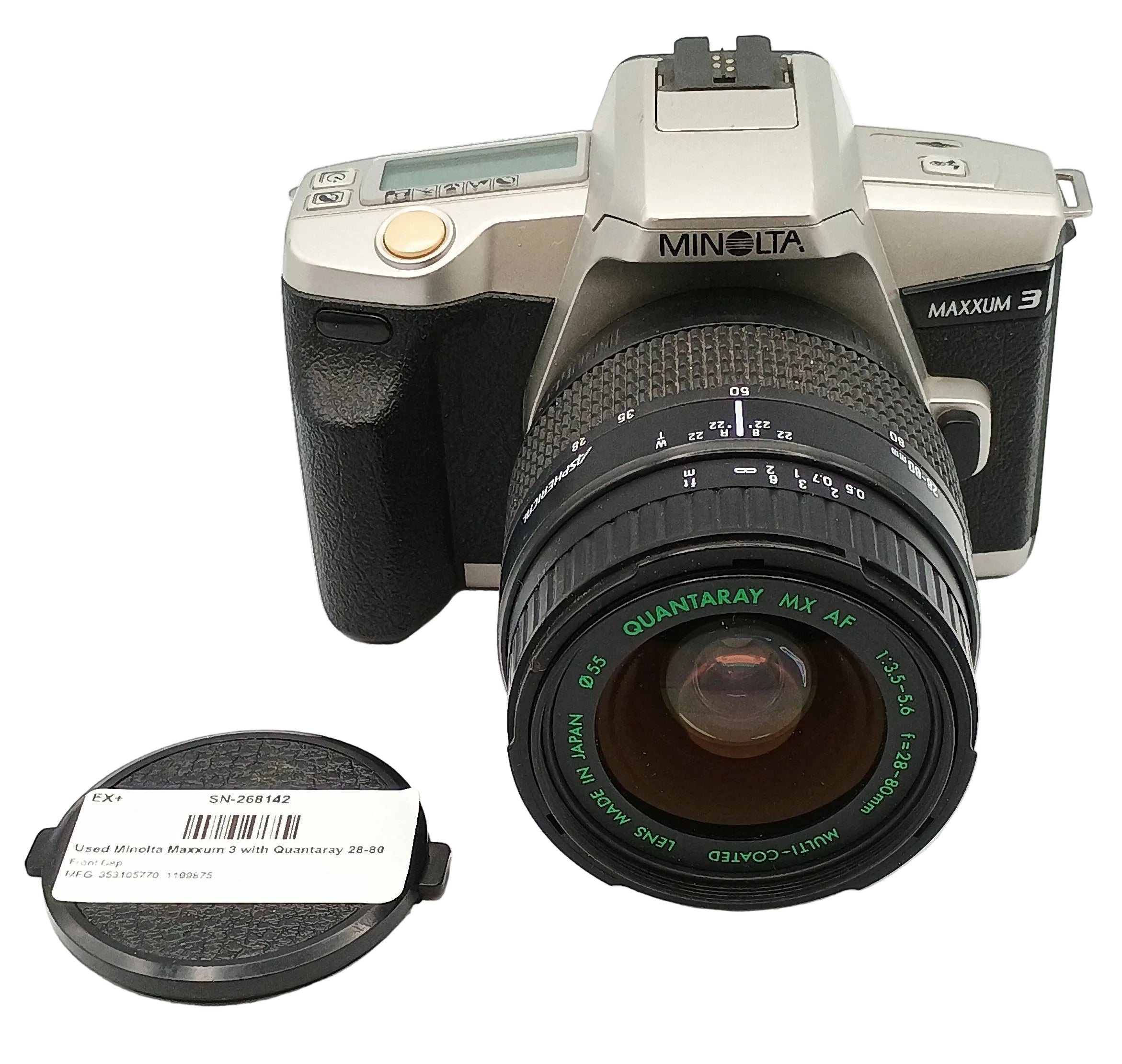 Used Minolta Maxxum 3 with Quantaray 28-80