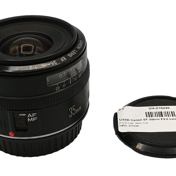 USED Canon EF 35mm F2.0 Lens