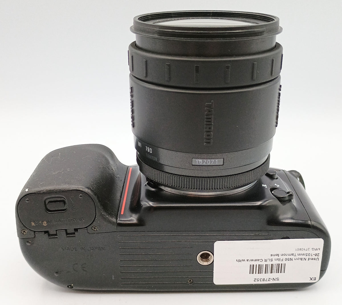 Used Nikon N50 Film SLR Camera with 28-105mm Tamron lens
