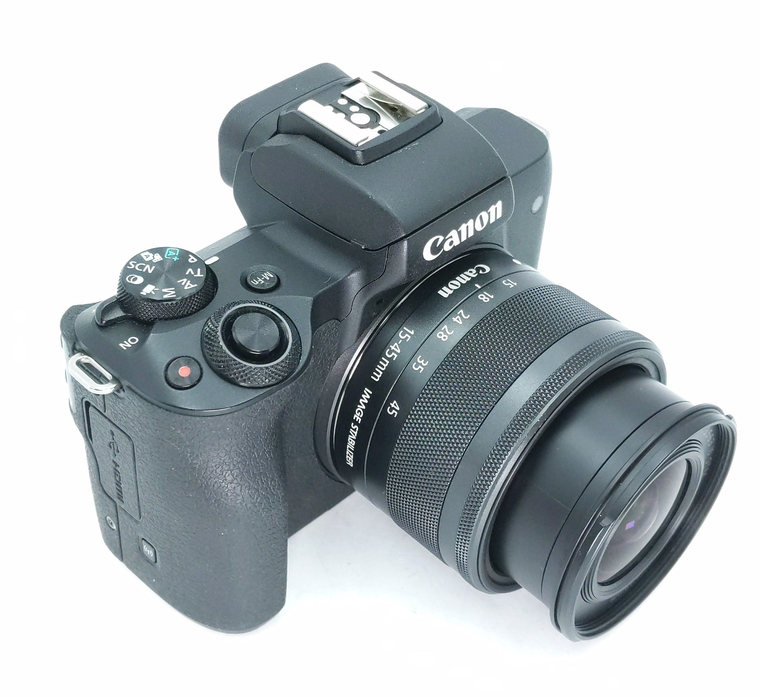 Used Canon EOS M50 Mark II Mirrorless w/ 15-45mm IS STM Lens (Black)