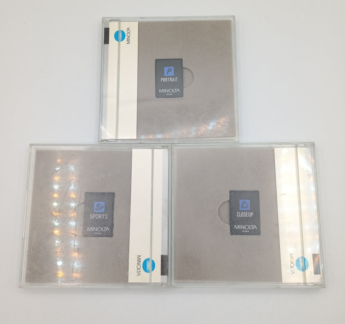 Used Minolta Expansion Cards (Portrait, Closeup, and Sports)