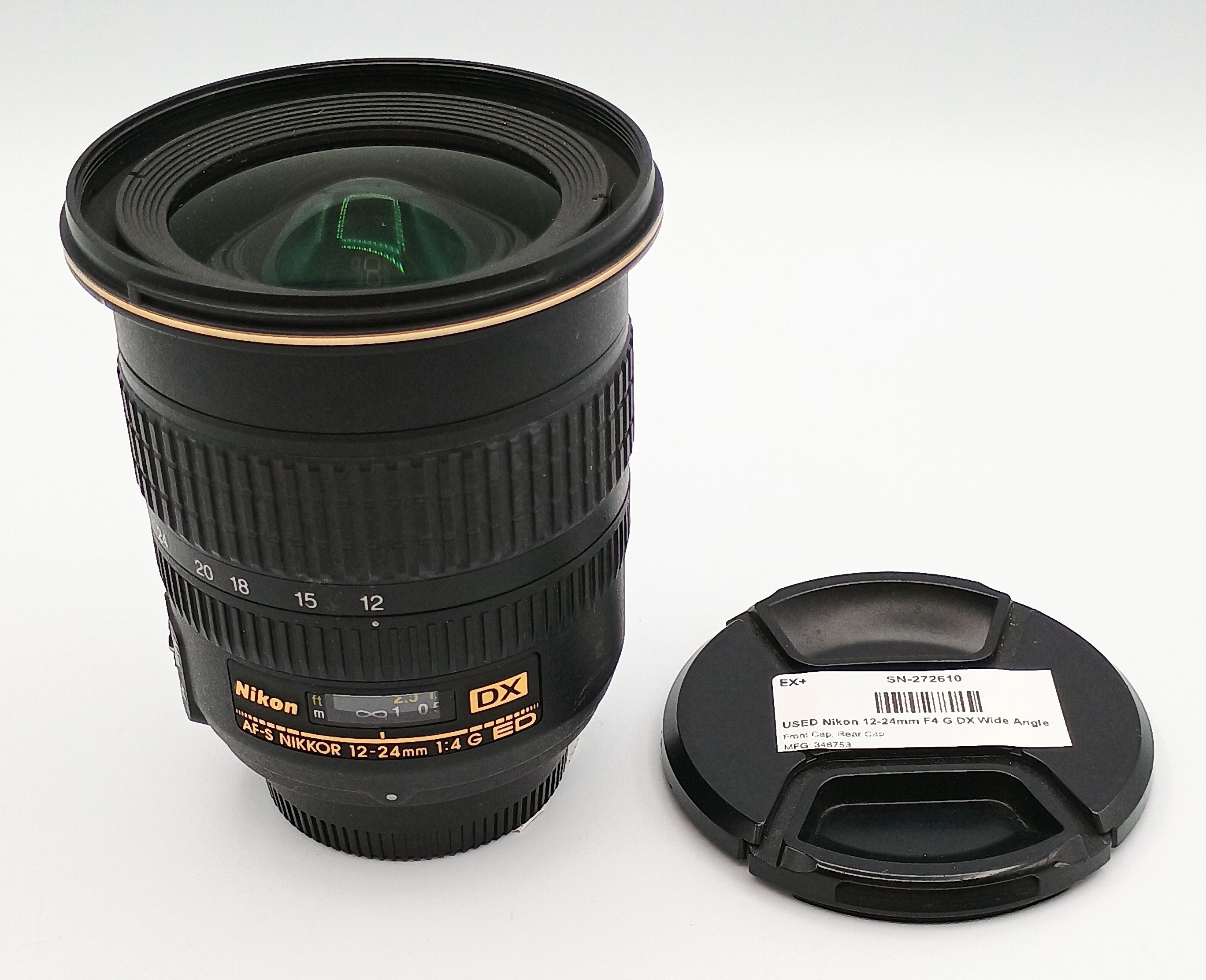 USED Nikon 12-24mm F4 G DX Wide Angle