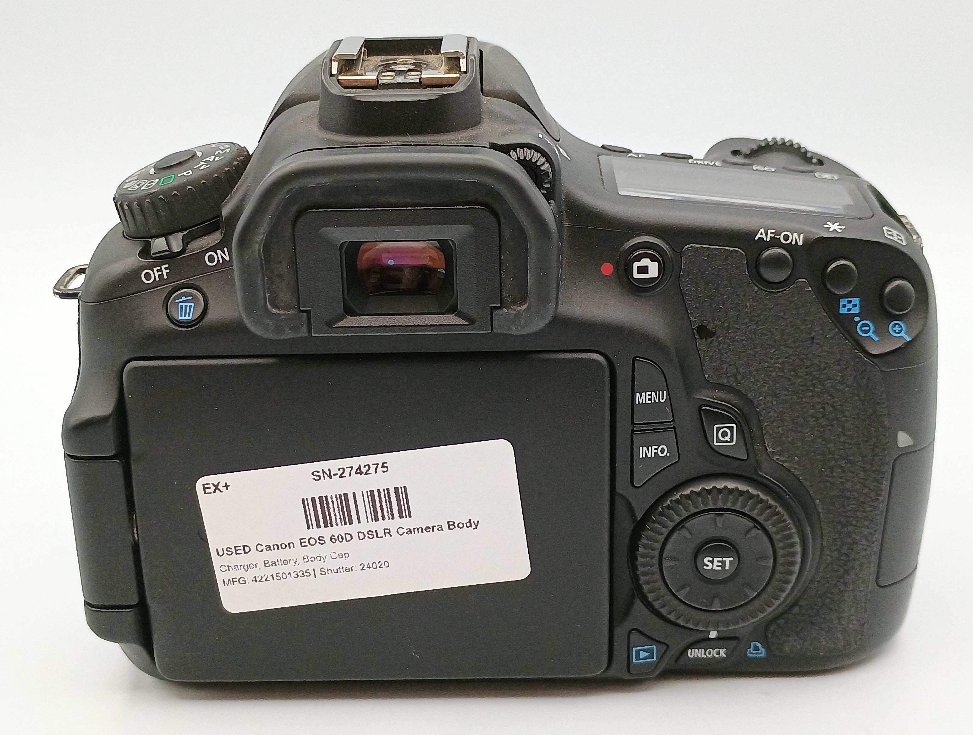 USED Canon EOS 60D DSLR Camera Body