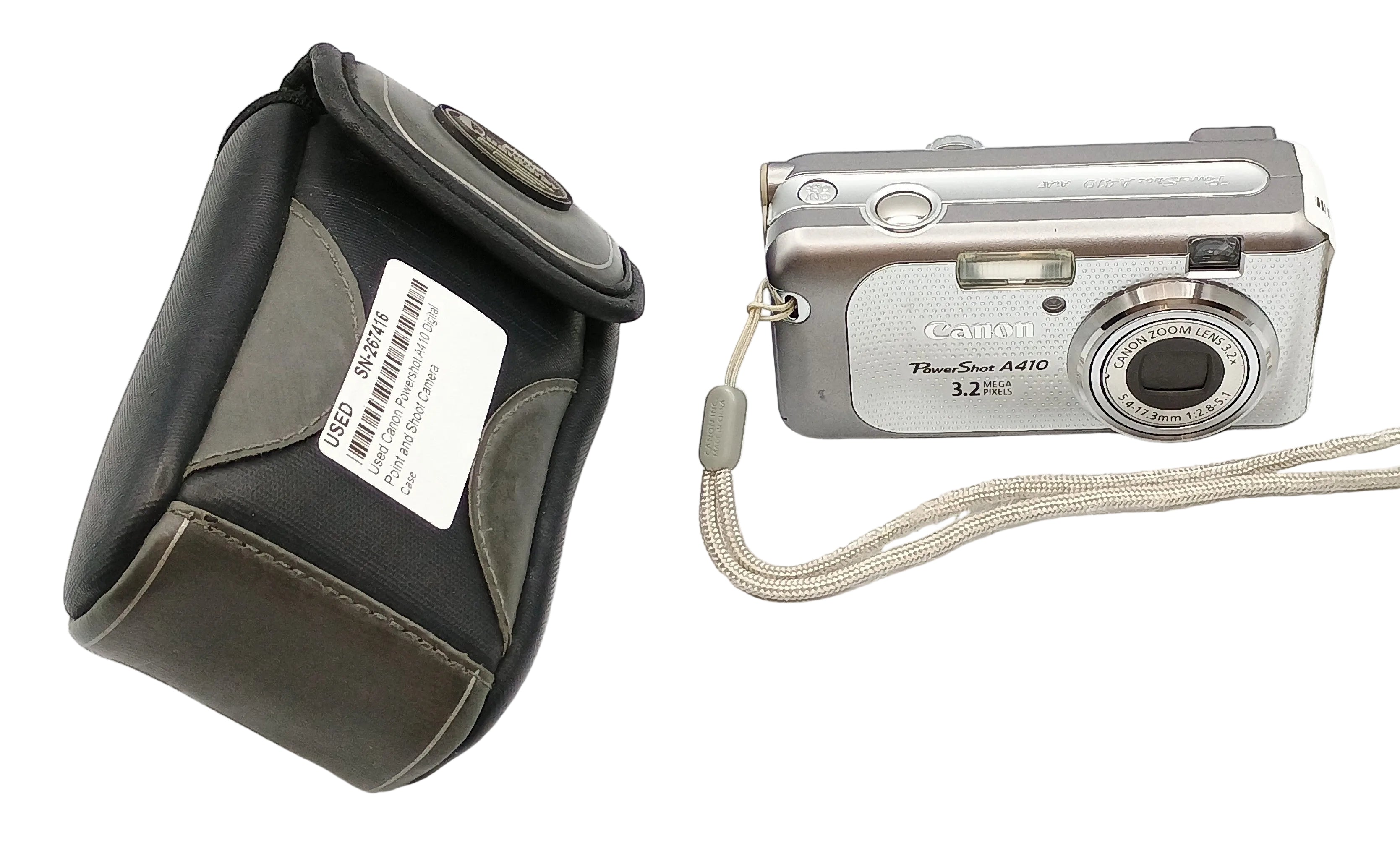 Used Canon Powershot A410 Digital Point and Shoot Camera