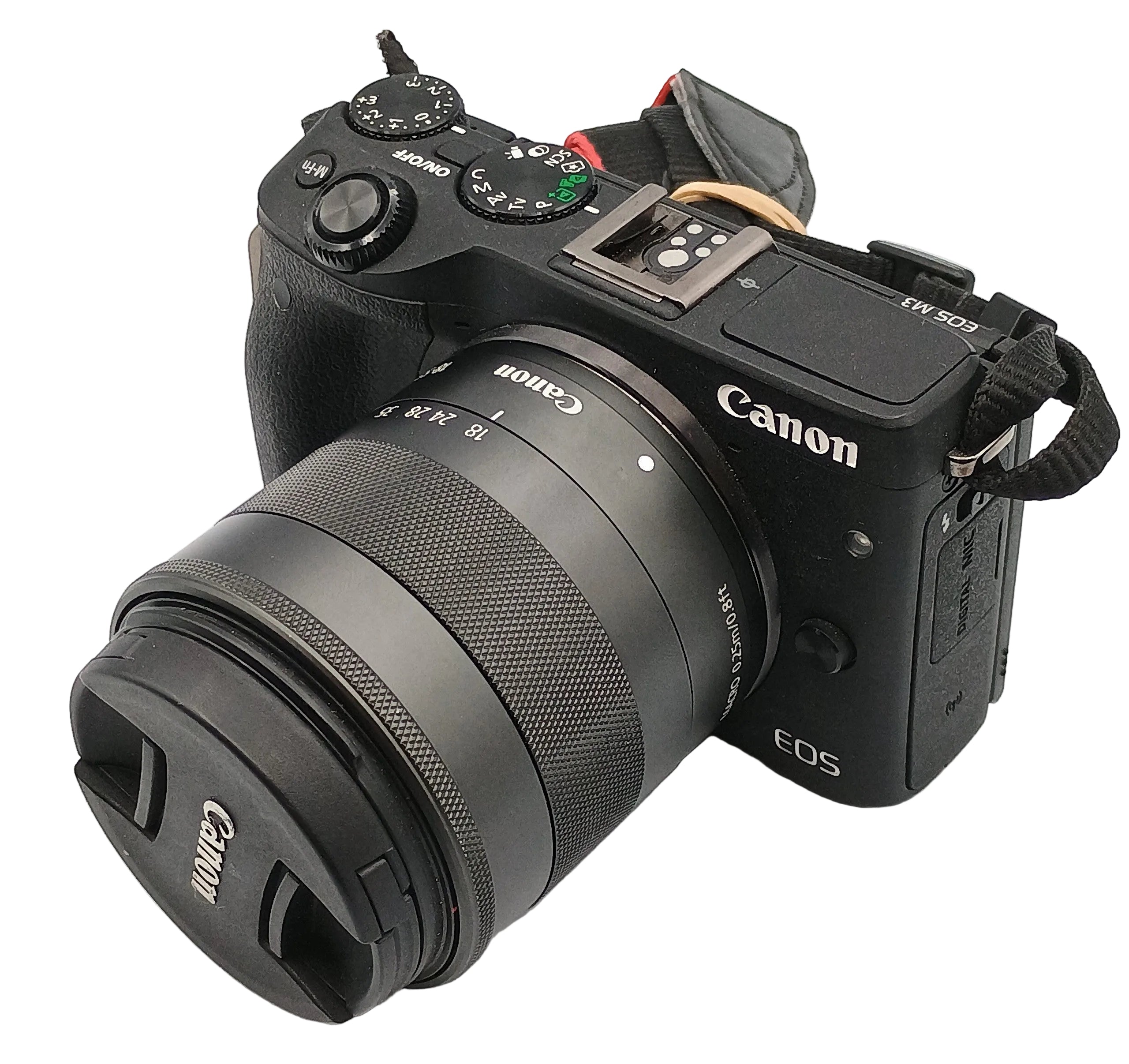 USED Canon EOS M3 Mirrorless Camera with 18-55mm Lens (Black)