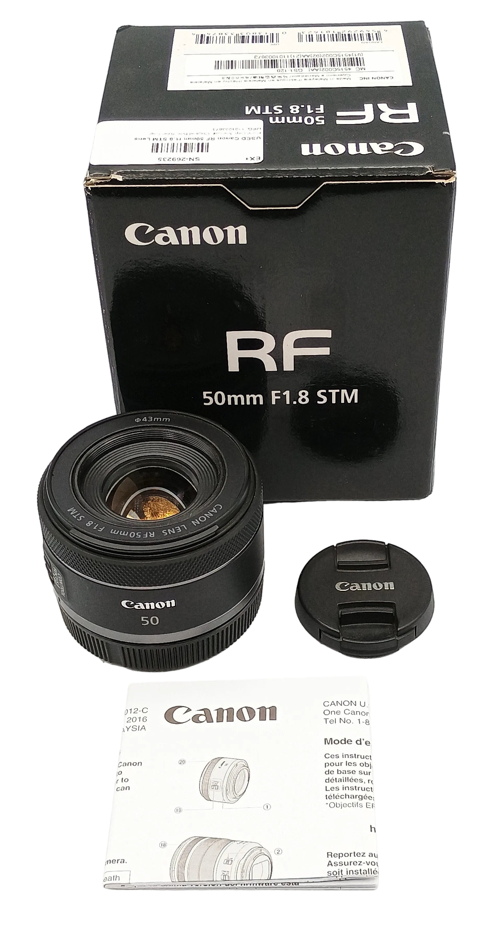 USED Canon RF 50mm f1.8 STM Lens
