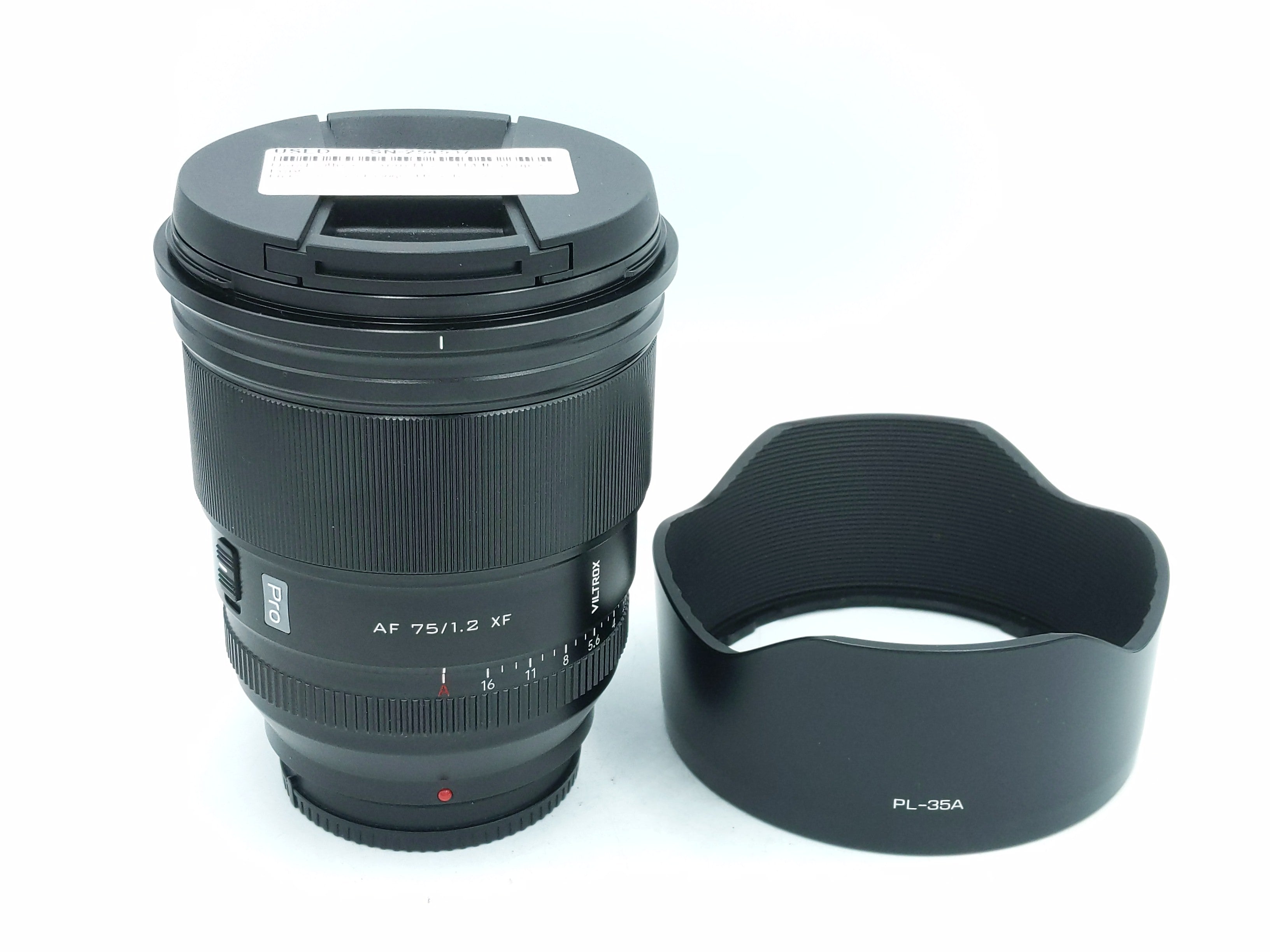 Used Viltrox 75mm f1.2 STM IF (Fuji-X) Lens