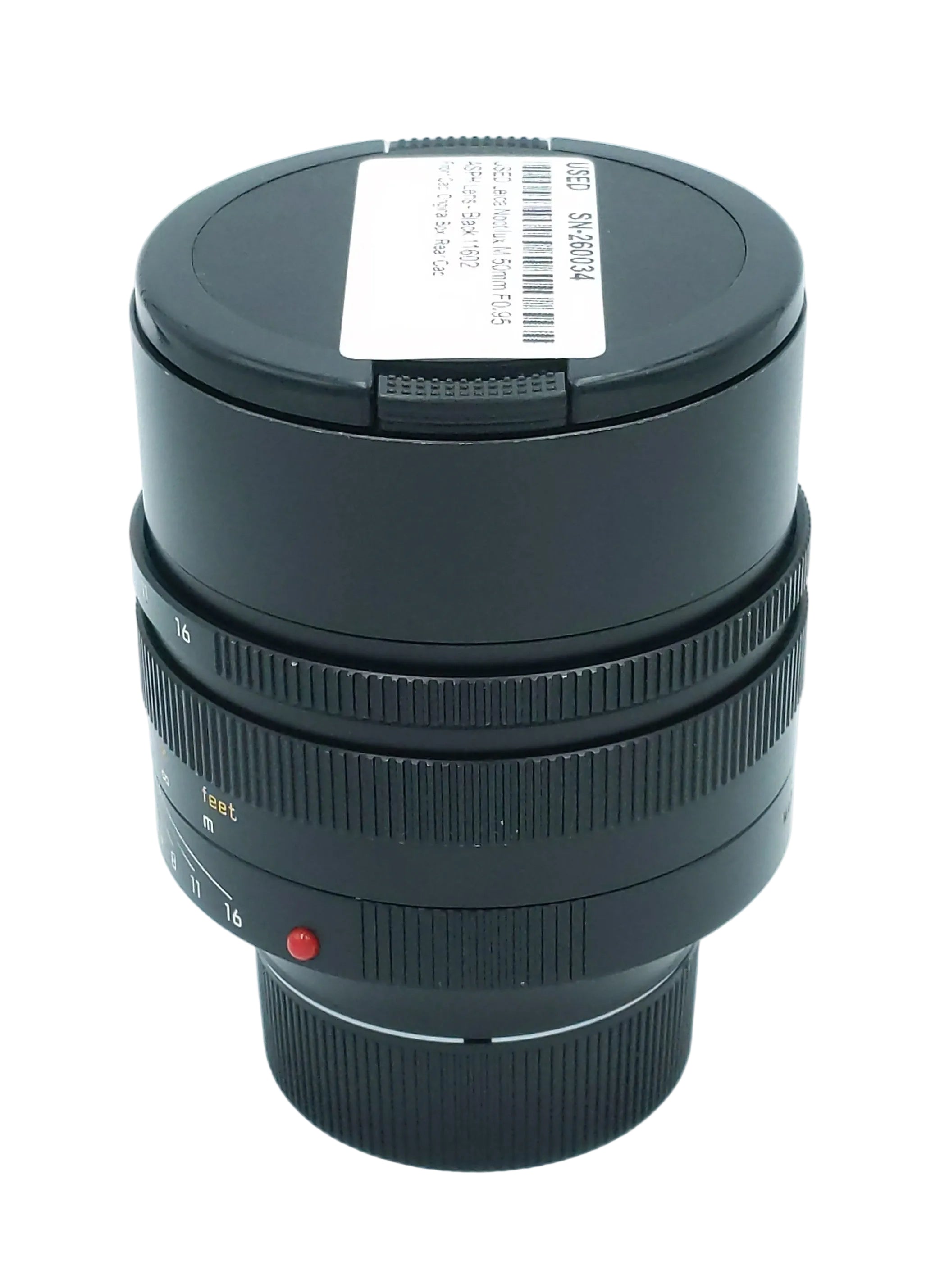 USED Leica Noctilux M 50mm F0.95 ASPH Lens - Black 11602
