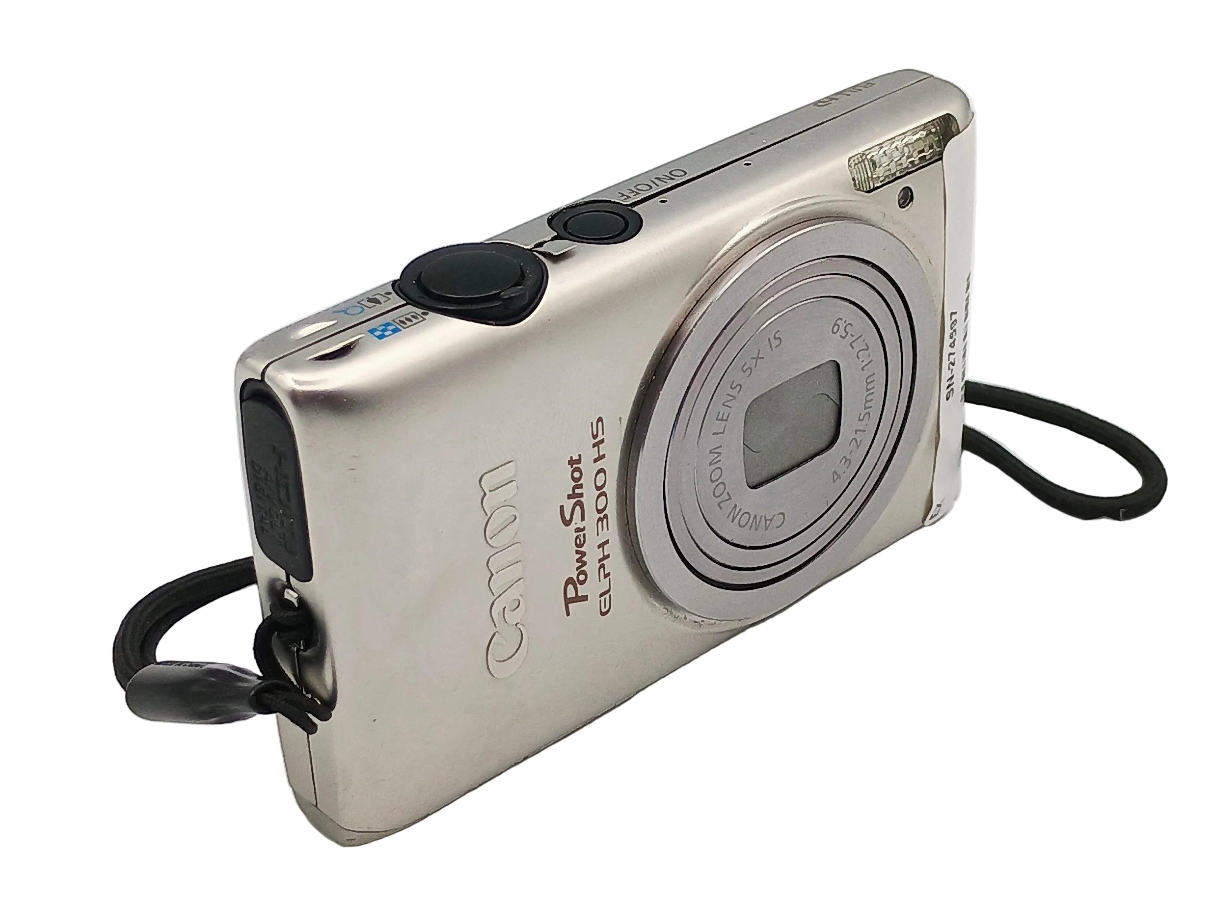 Used Canon Powershot ELPH 300 HS Digital Point and Shoot Camera