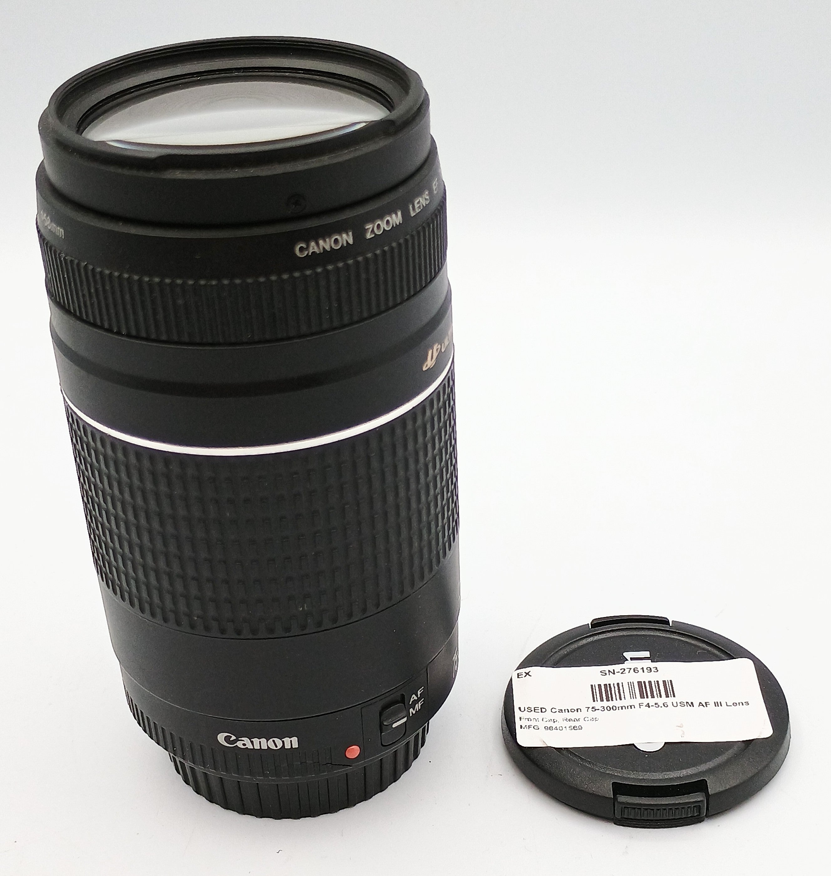 USED Canon 75-300mm F4-5.6 USM AF III Lens