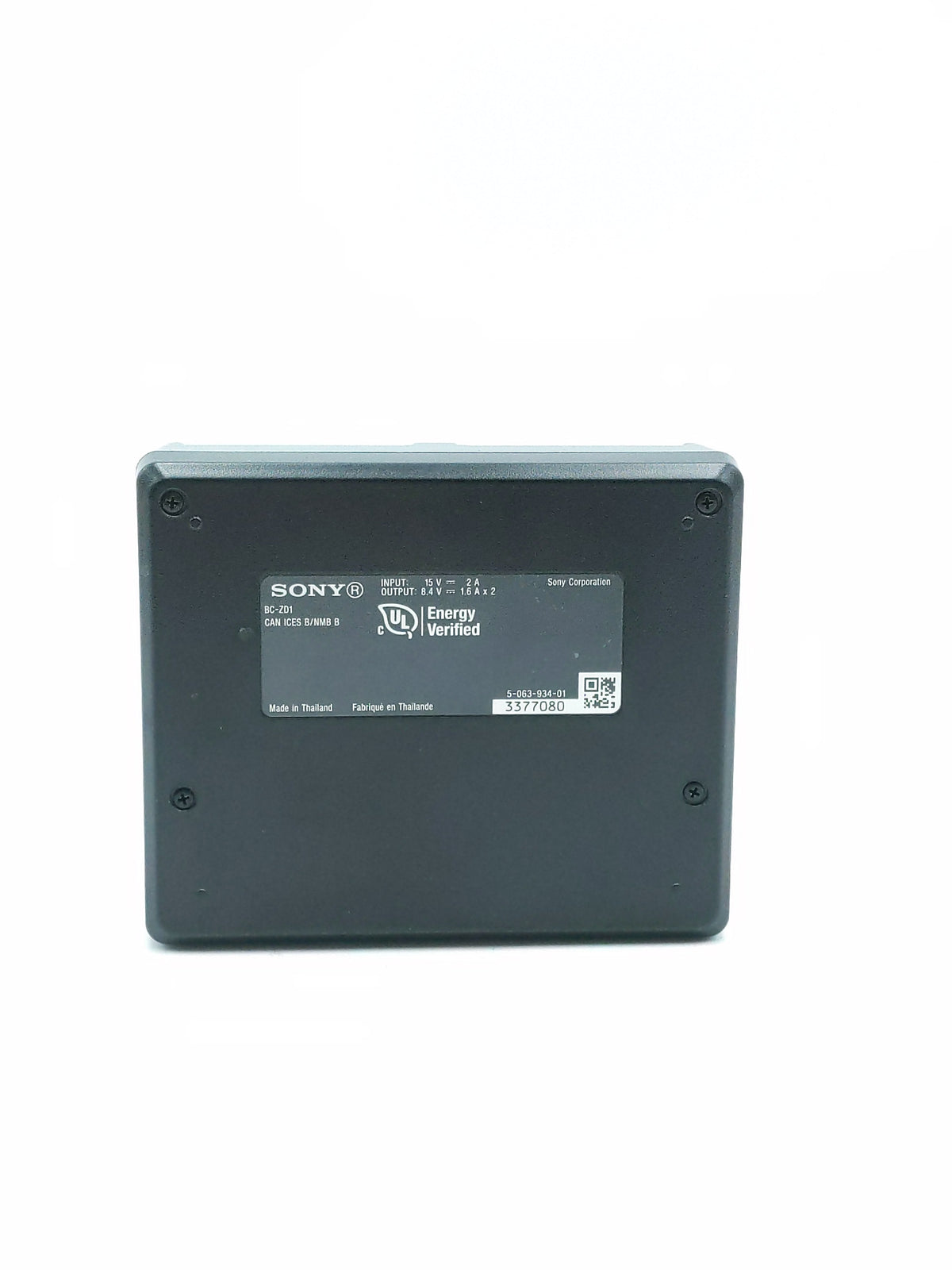 Used Sony BC-ZD1 Dual-Battery Charger for NP-FZ100 Batteries