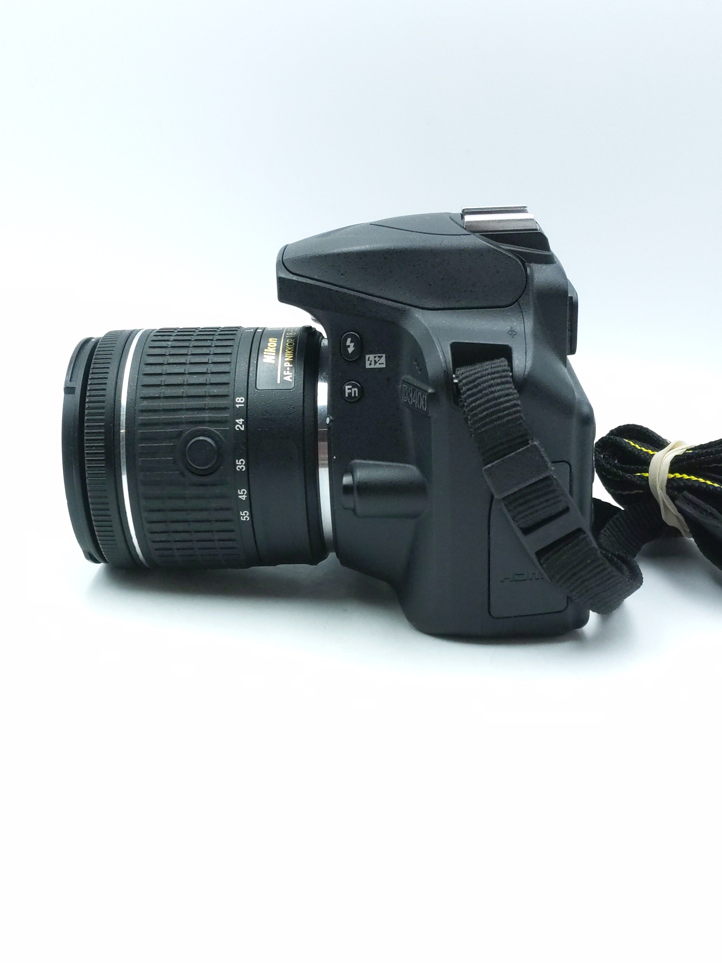 USED Nikon D3400 Digital SLR Kit (Black) with AF-P 18-55mm f3.5-5.6 G VR DX Lens
