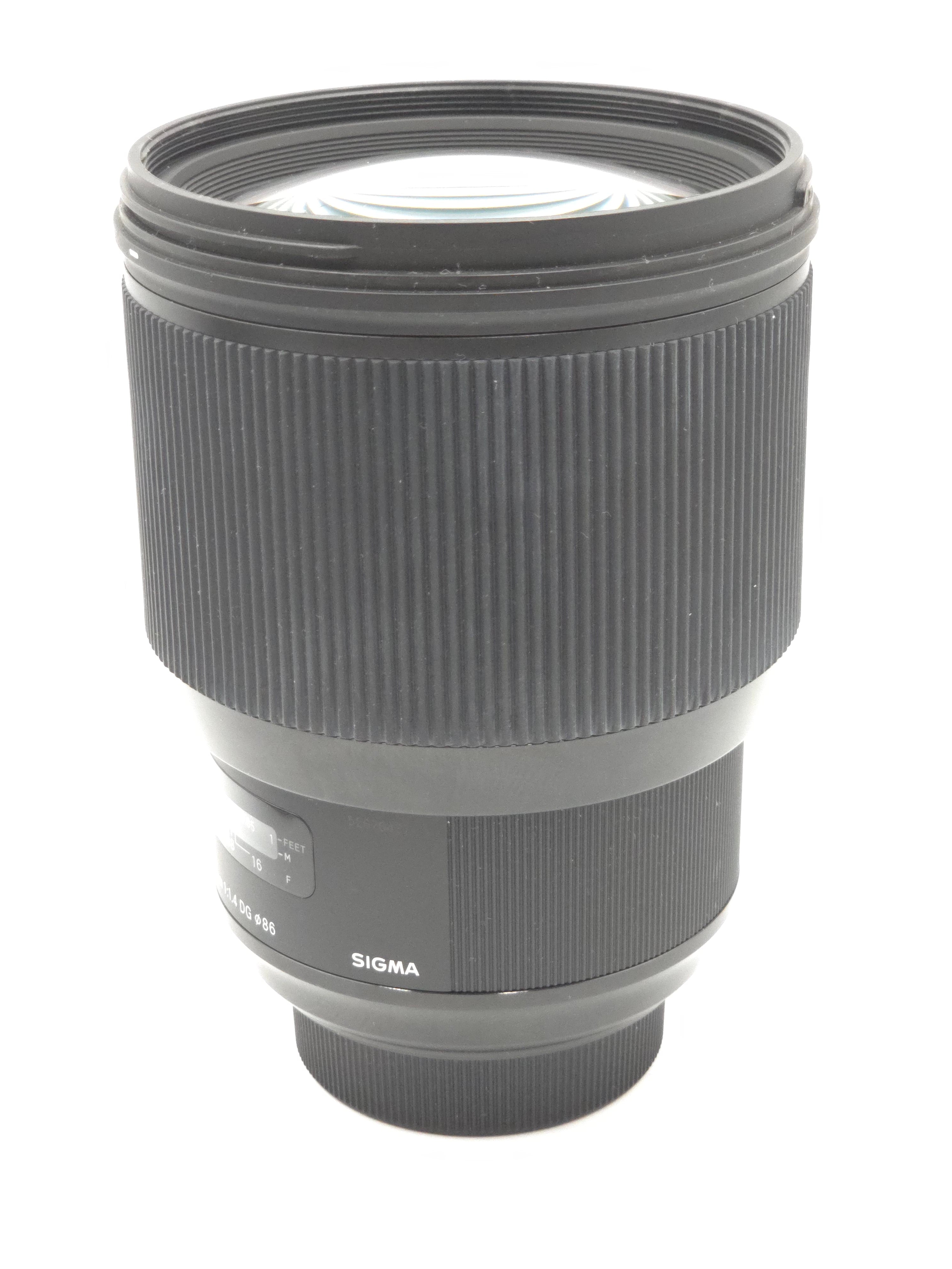 USED Sigma 85mm f/1.4 DG HSM Art Lens for Nikon