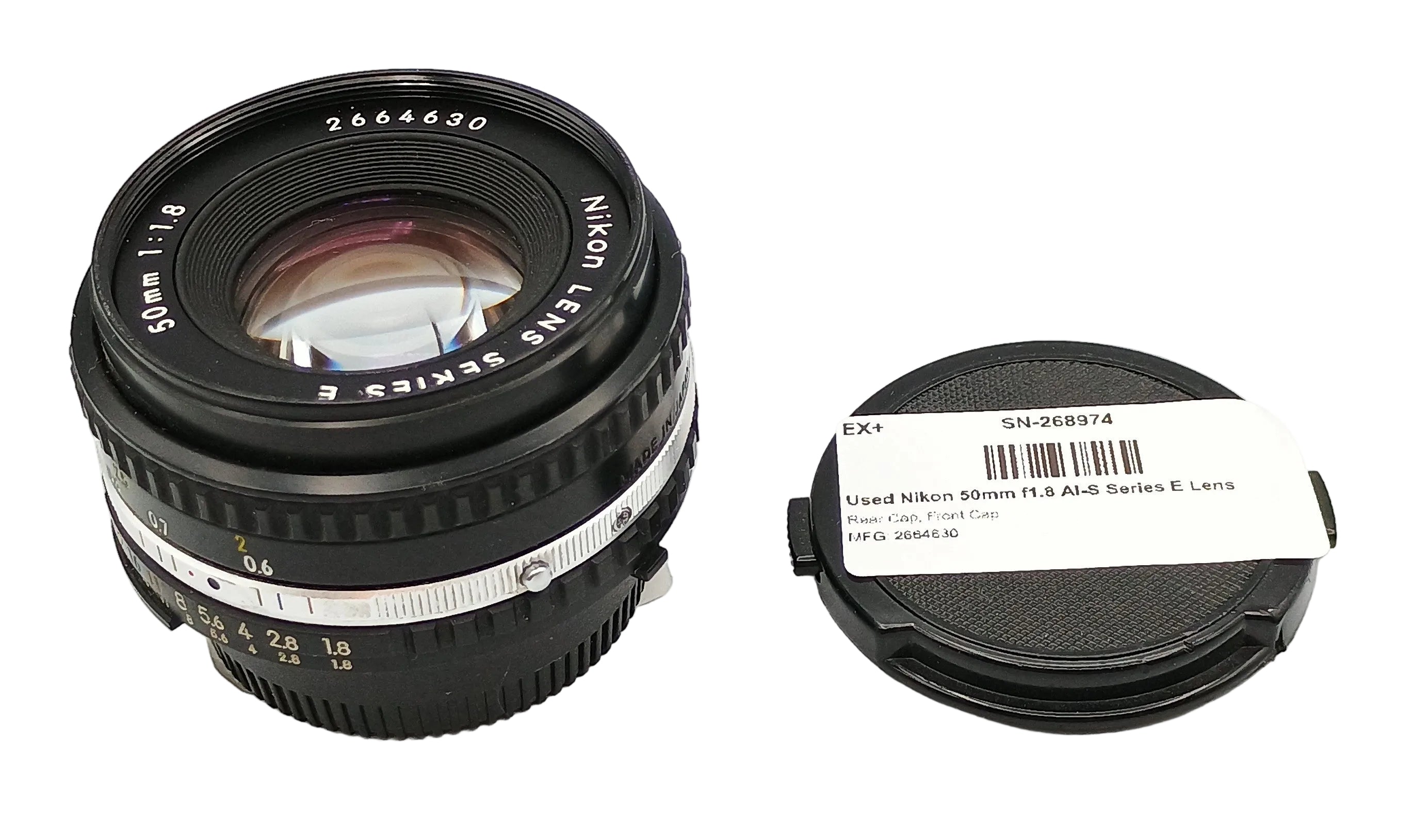 Used Nikon 50mm f1.8 AI-S Series E Lens