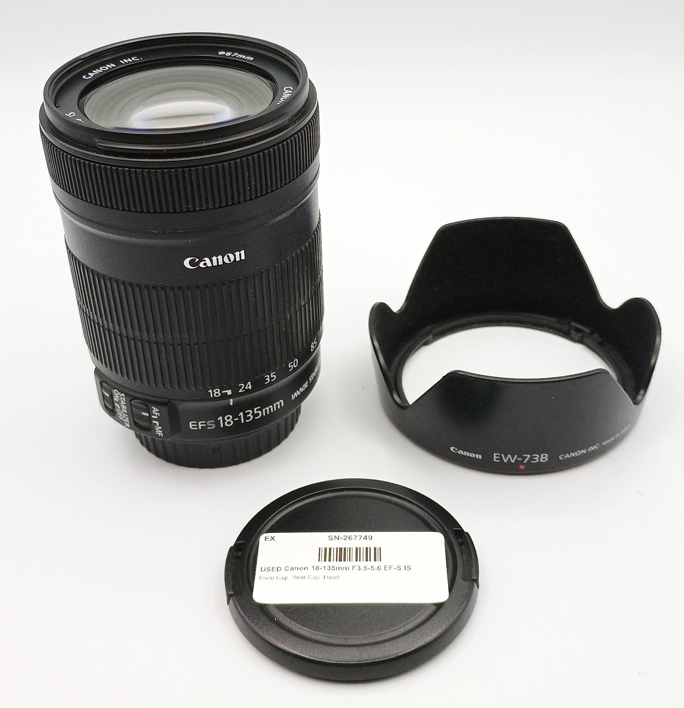 USED Canon 18-135mm F3.5-5.6 EF-S IS