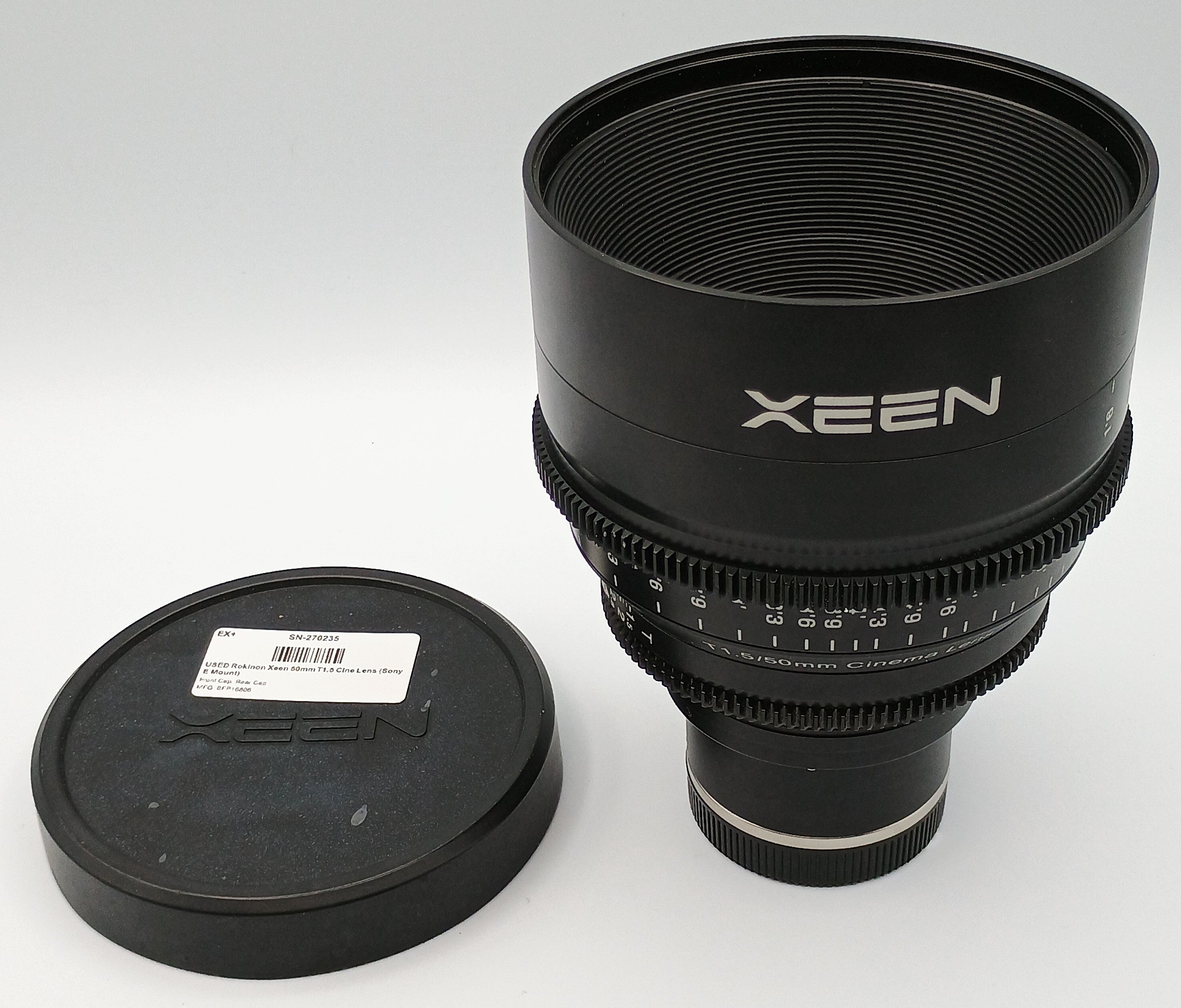USED Rokinon Xeen 50mm T1.5 Cine Lens (Sony E Mount)