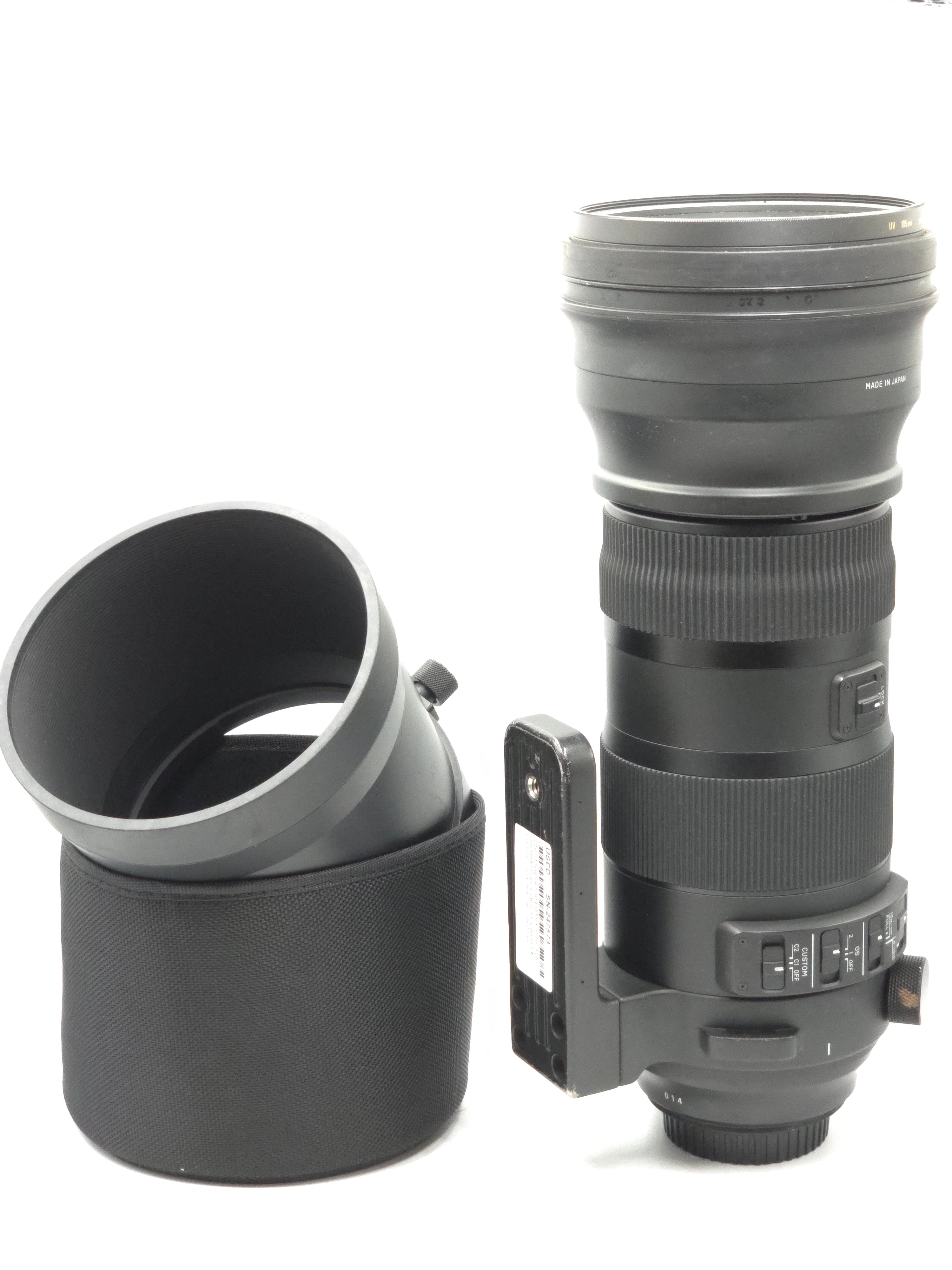 USED Sigma 150-600mm f/5-6.3 DG OS HSM Sports Lens for Canon EF