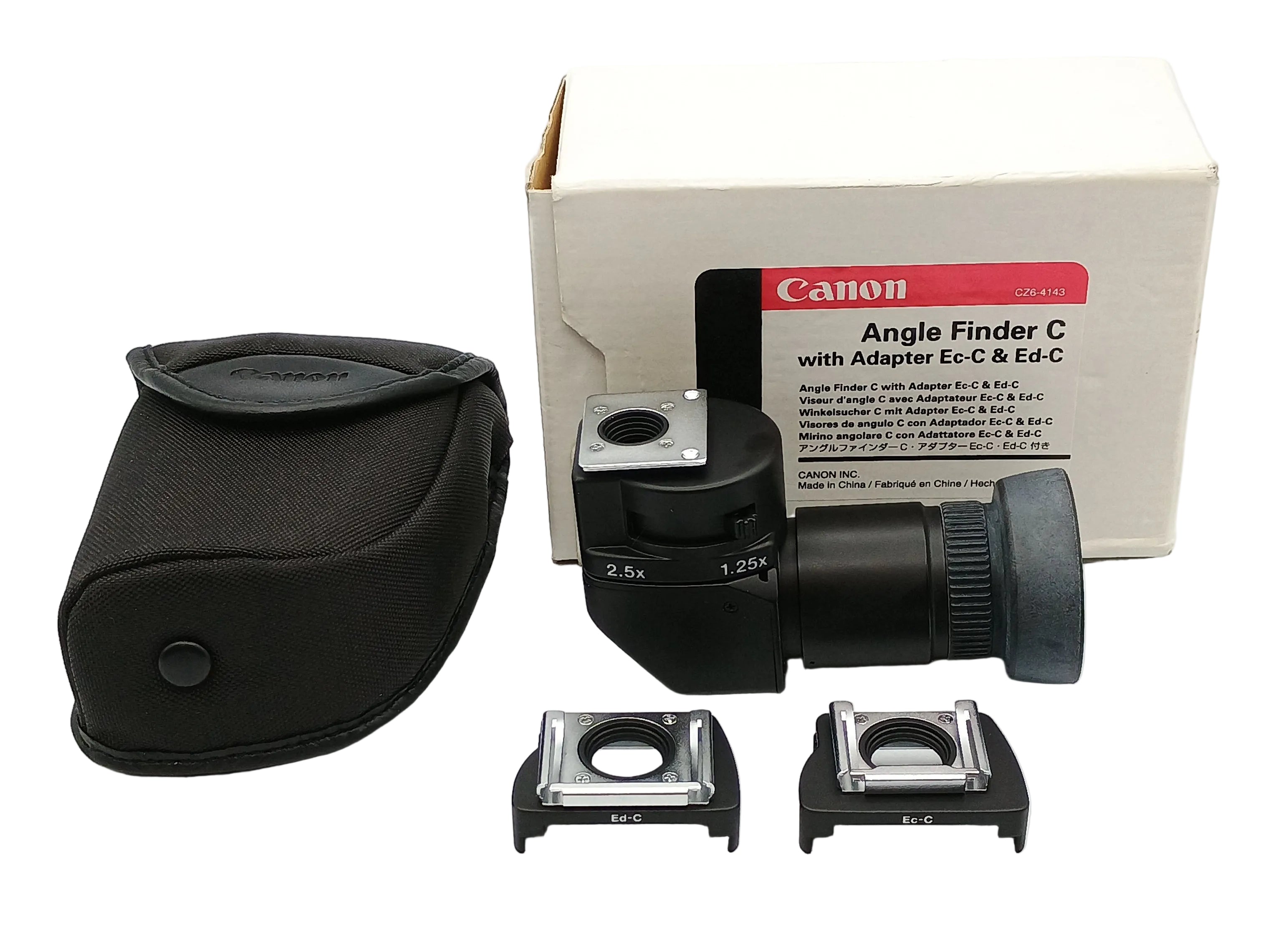 【箱有】Canon Angle Finder C（Ec-C • Ed-C 付き） Canon C Angle Finder Ed-C Ec-C + with & for SLR Adapters ED-C