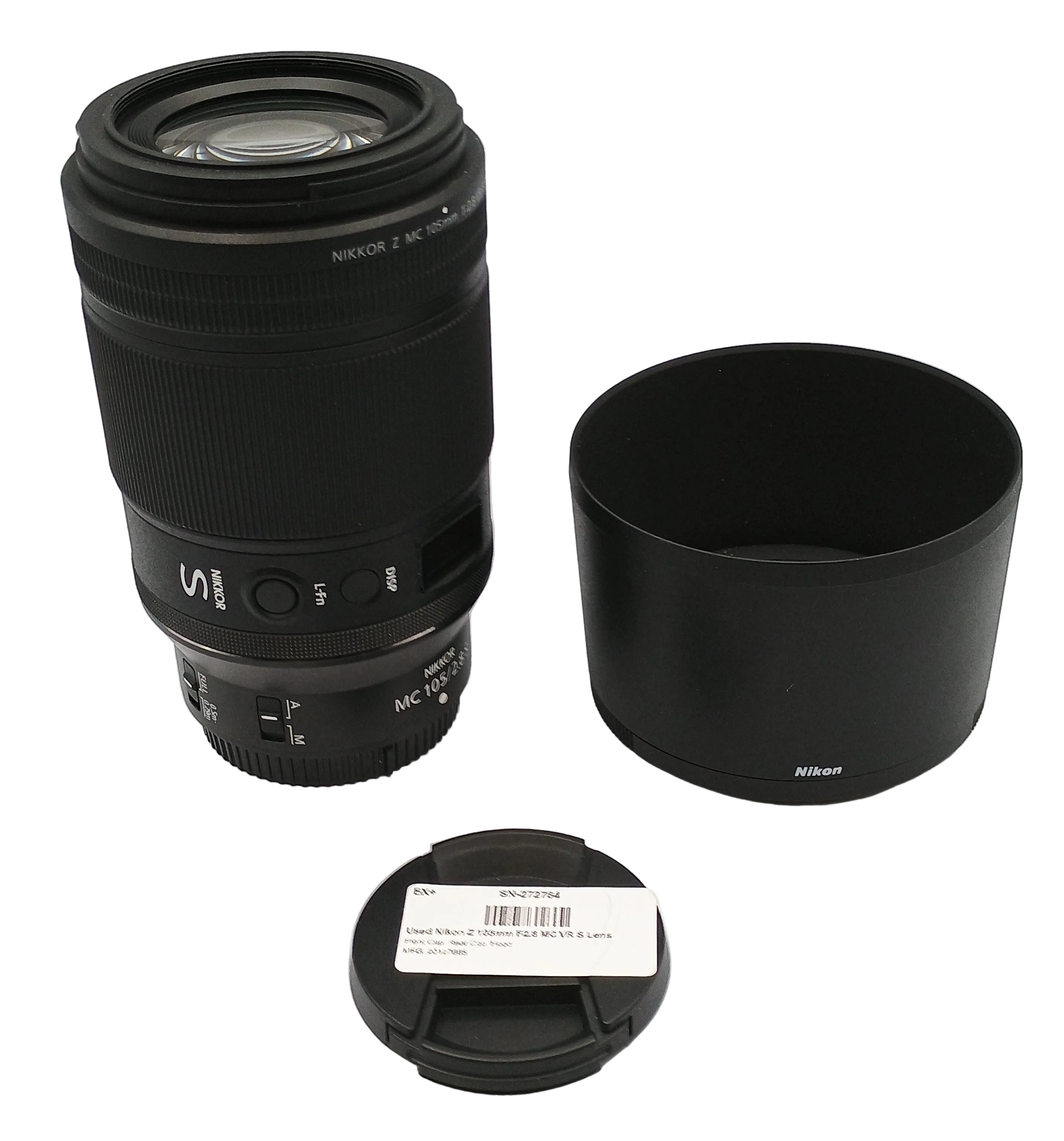 Used Nikon Z 105mm F2.8 MC VR S Lens