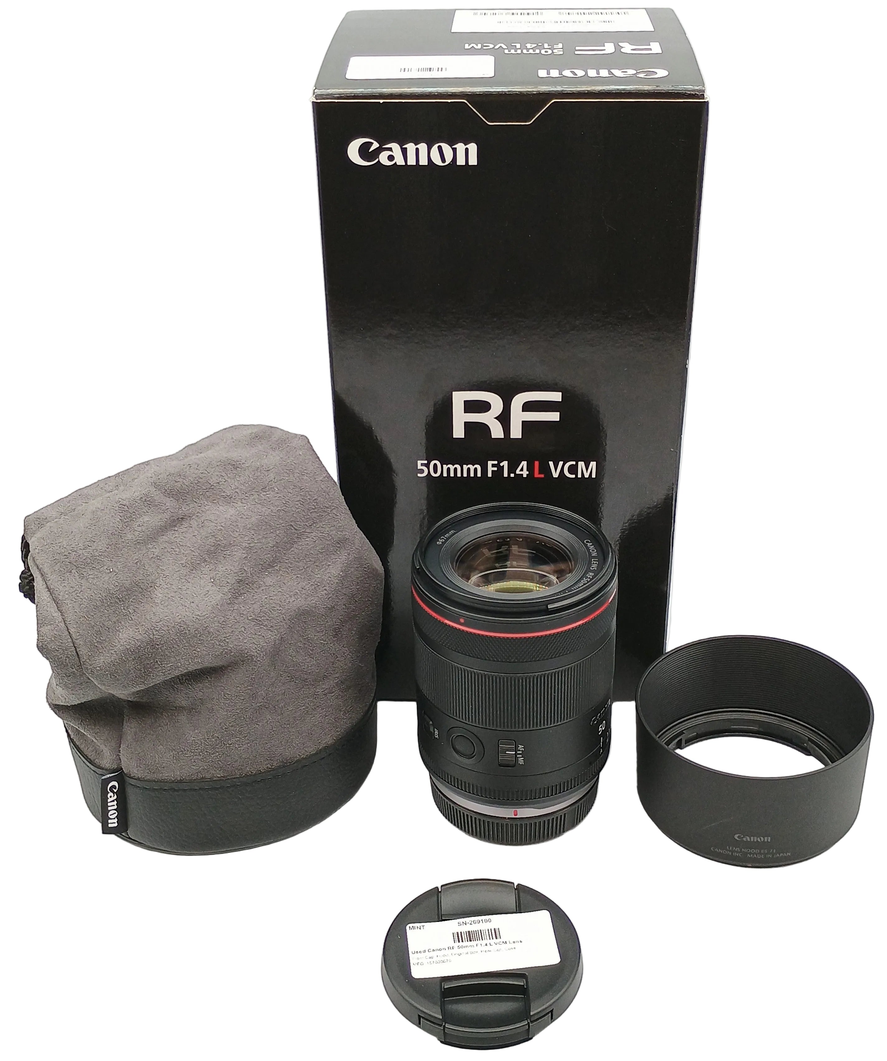 Used Canon RF 50mm F1.4 L VCM Lens
