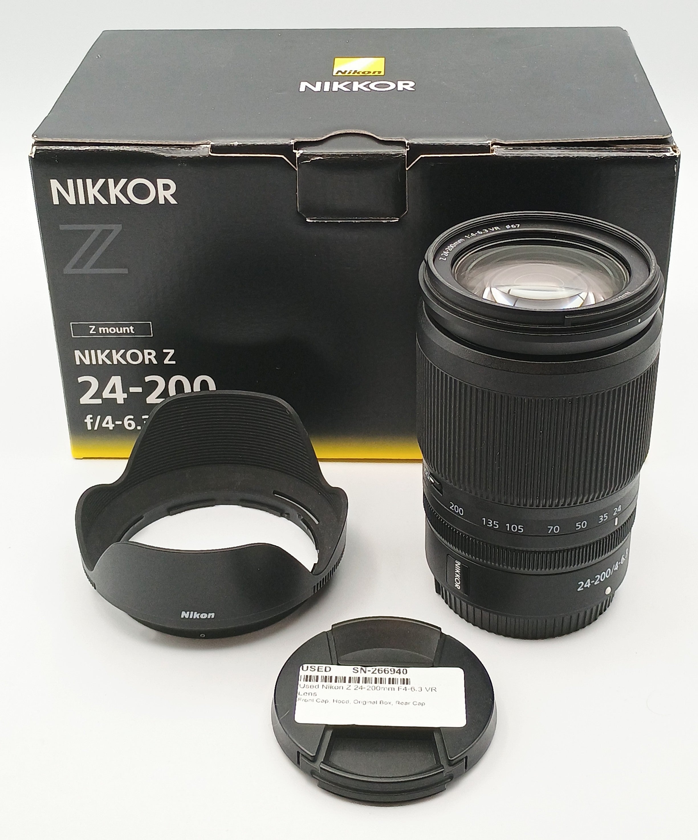 Used Nikon Z 24-200mm F4-6.3 VR Lens