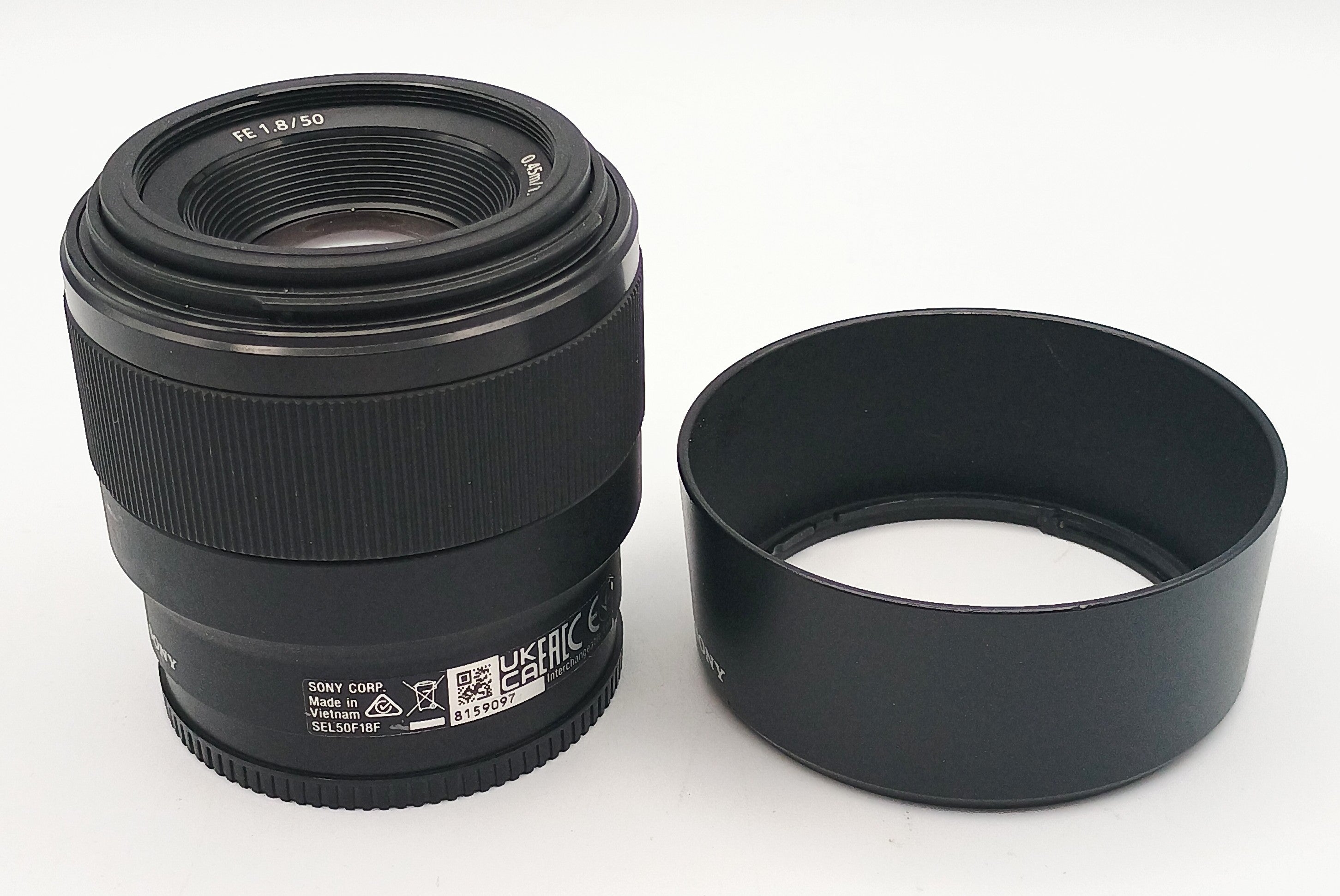 Used Sony 50mm f1.8 FE Lens