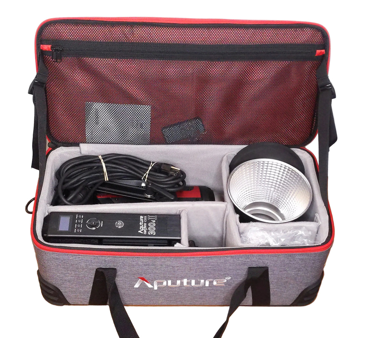 Used Aputure Light Storm C300d Mark II  LED Light Kit with V-Mount Battery Plate