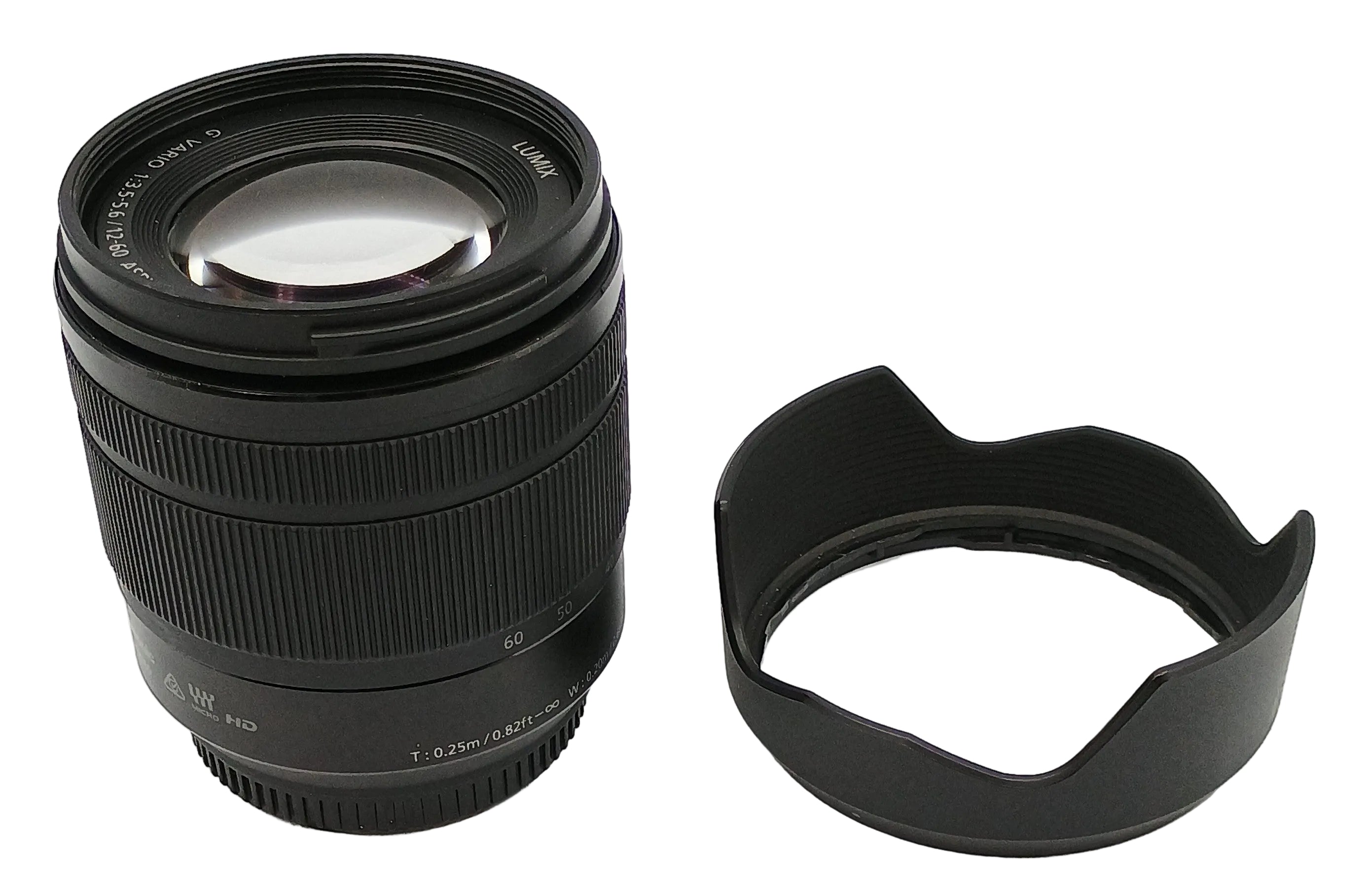 USED Panasonic 12-60mm f/3.5-5.6 Lumix G  Vario ASPH. POWER O.I.S. Lens