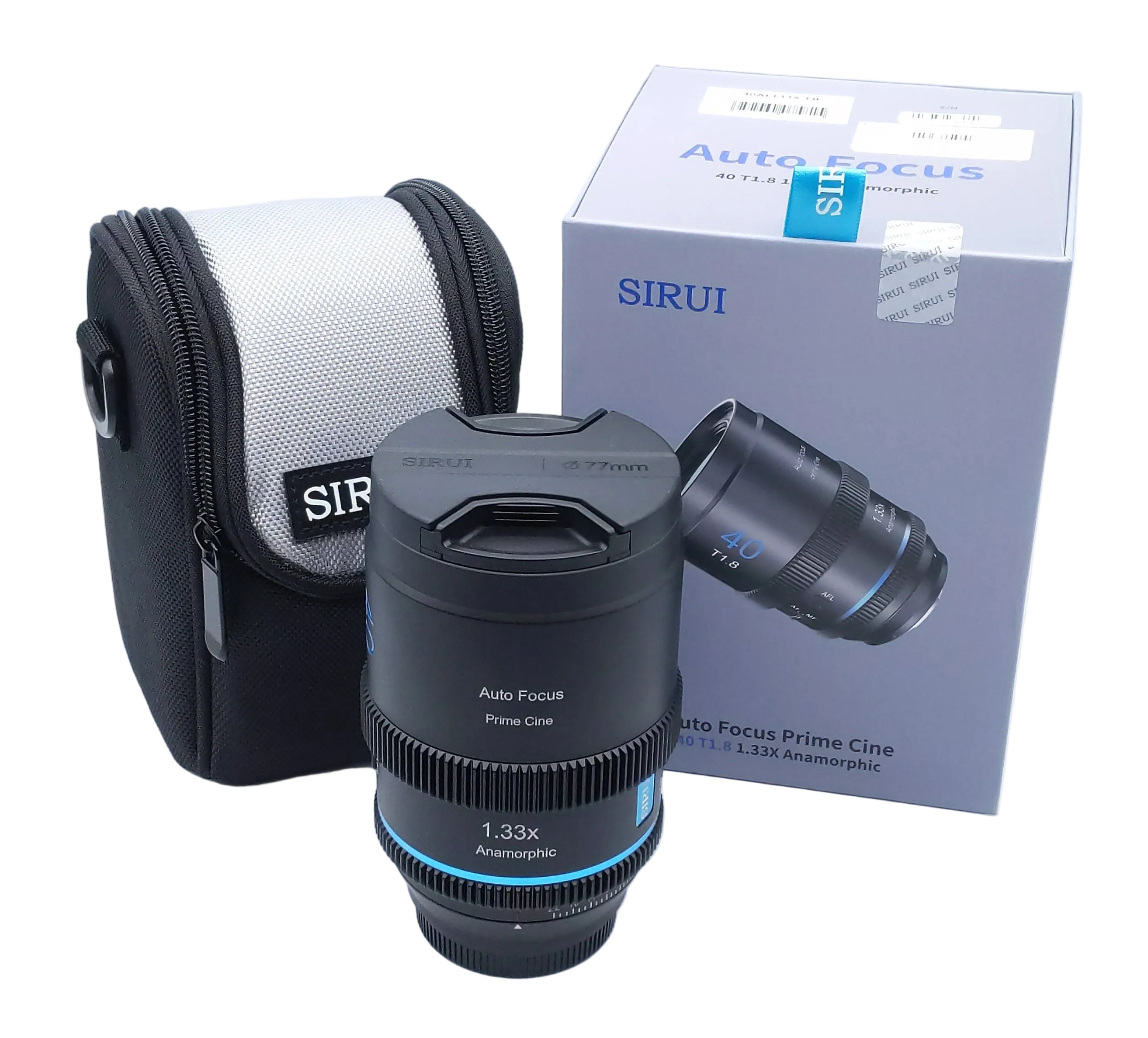 SIRUI 40mm AF Anamorphic T1.8 Sony Eマウント Sirui 40mm T1.8 1.33x S35 AF Anamorphic Lens (Sony APSC E Mount)