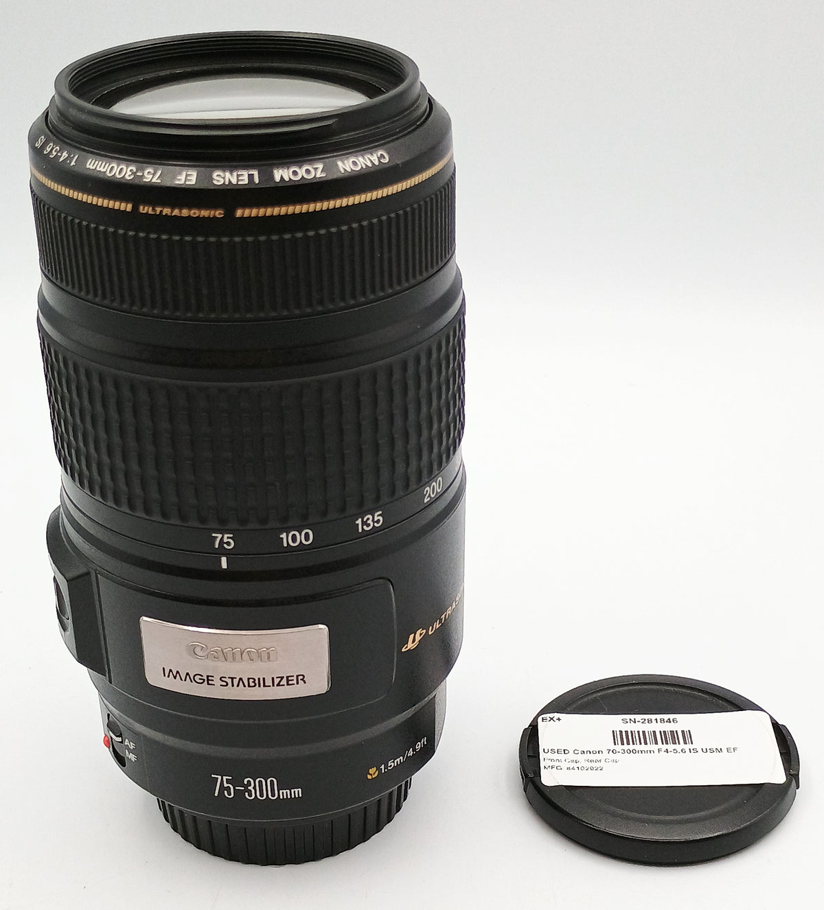 USED Canon 70-300mm F4-5.6 IS USM EF