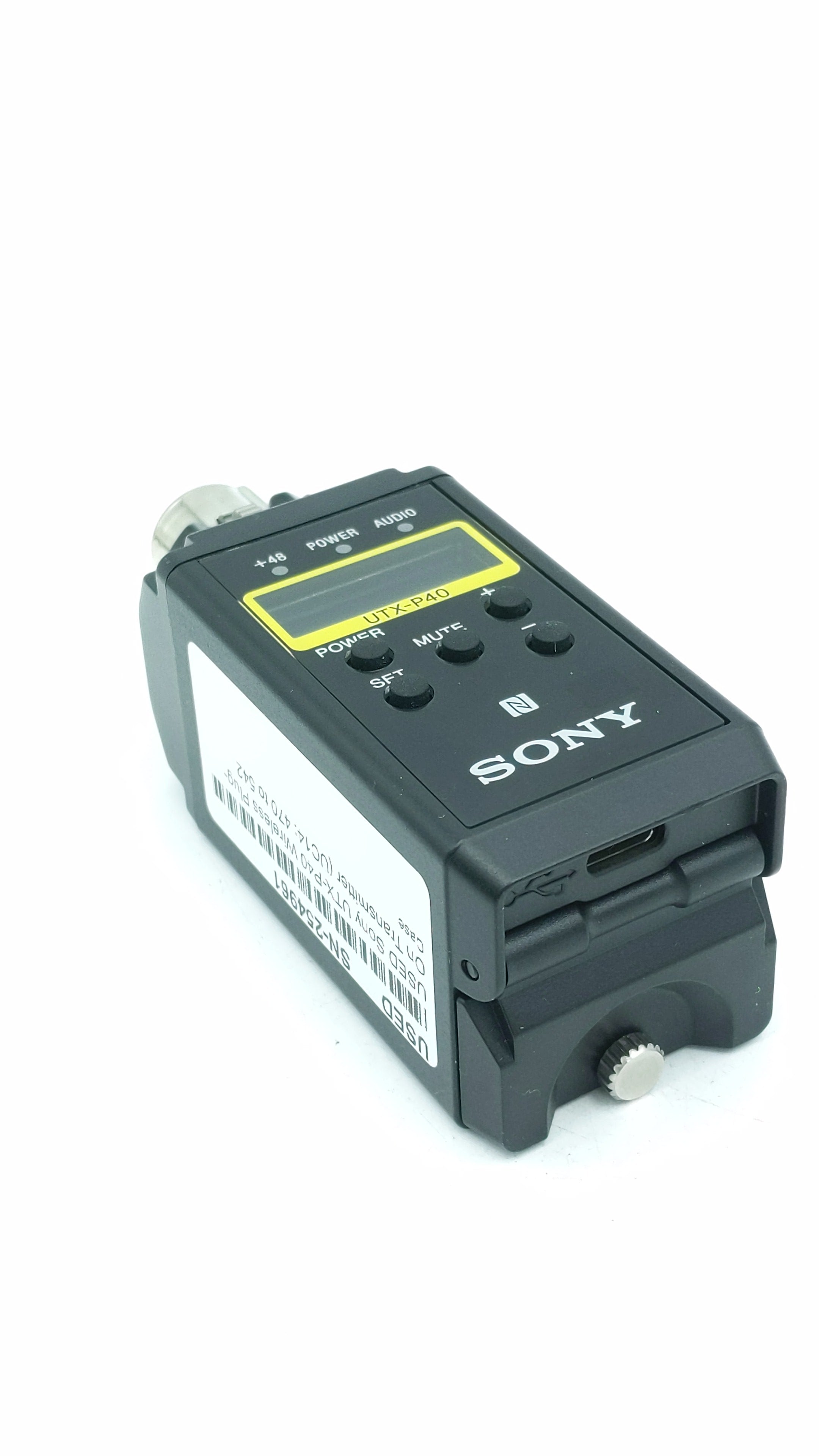 USED Sony UTX-P40 Wireless Plug-On Transmitter (UC14: 470 to 542 MHz)