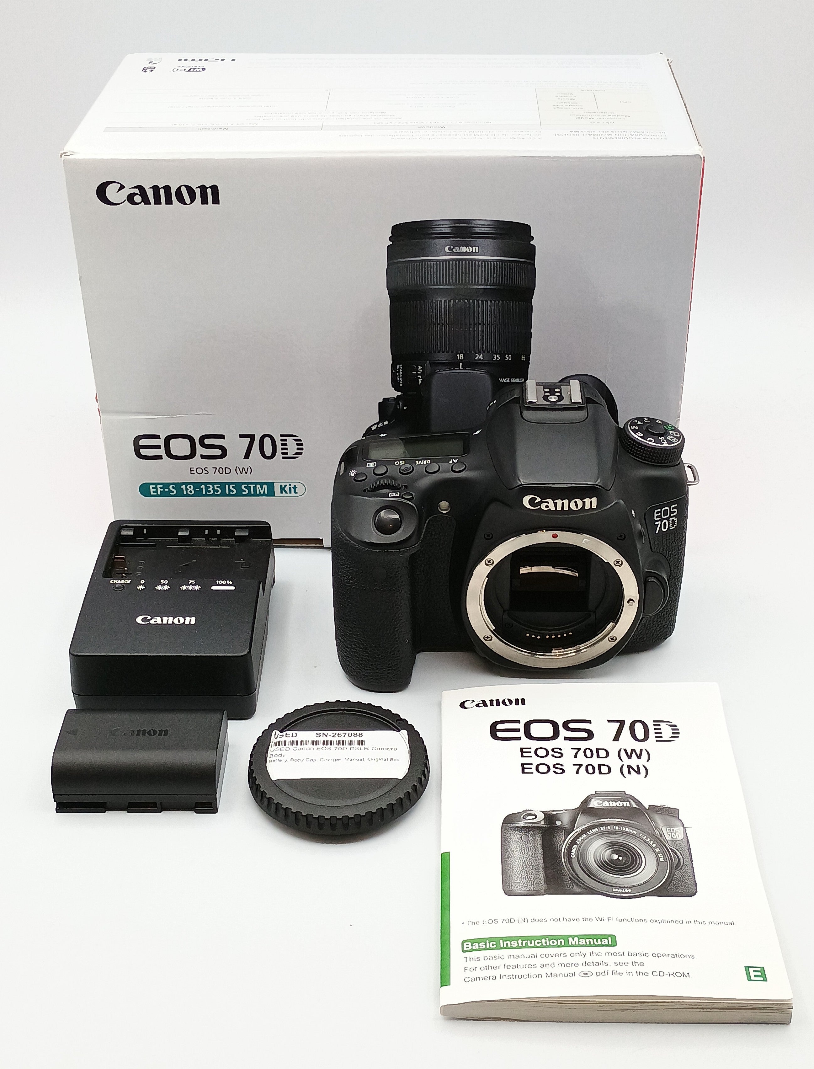 USED Canon EOS 70D DSLR Camera Body